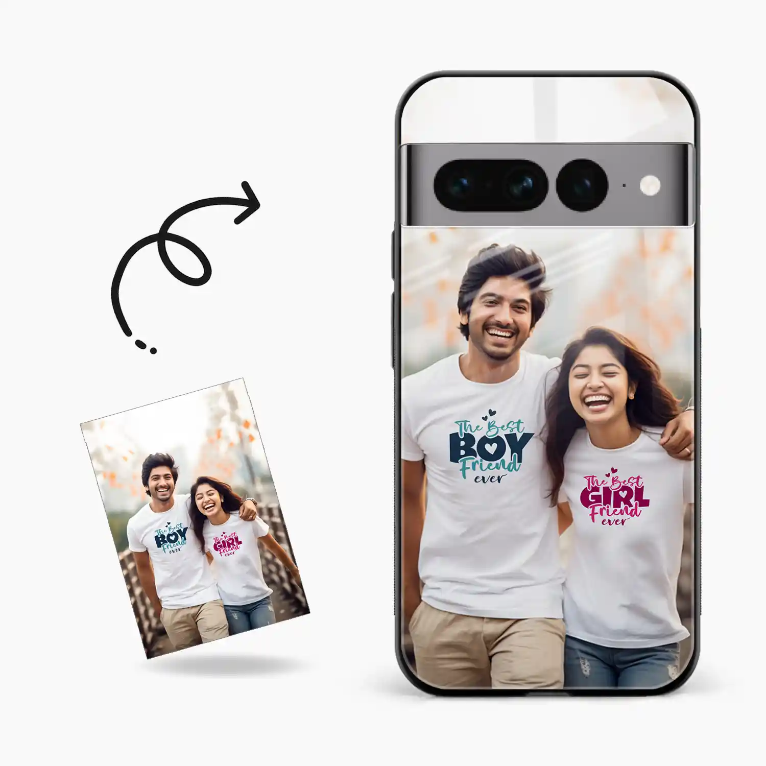Customised Photo Printed Google Pixel 7 Pro Back Cover