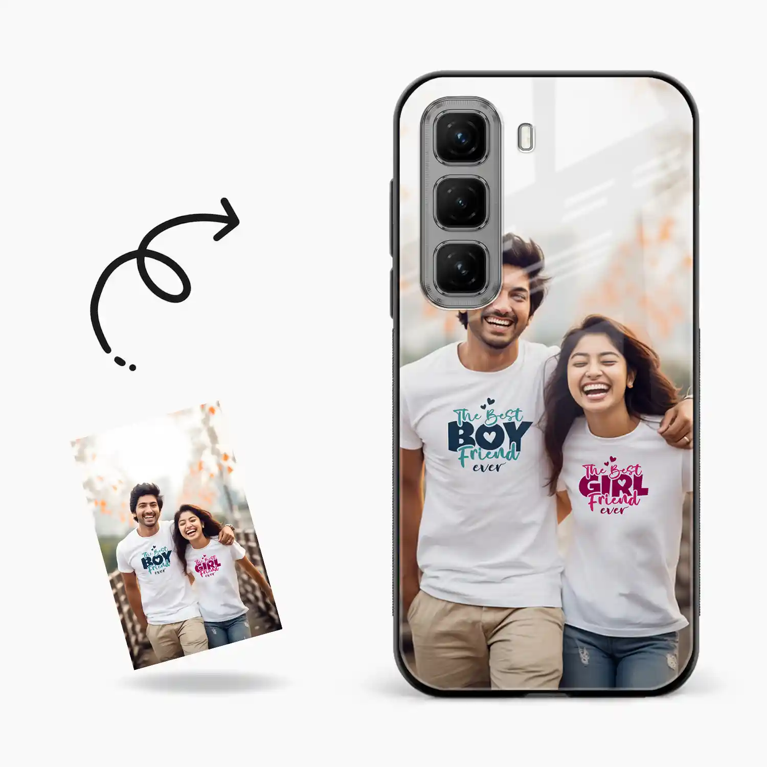 Customised Photo Printed Infinix Hot 50 5g Back Cover