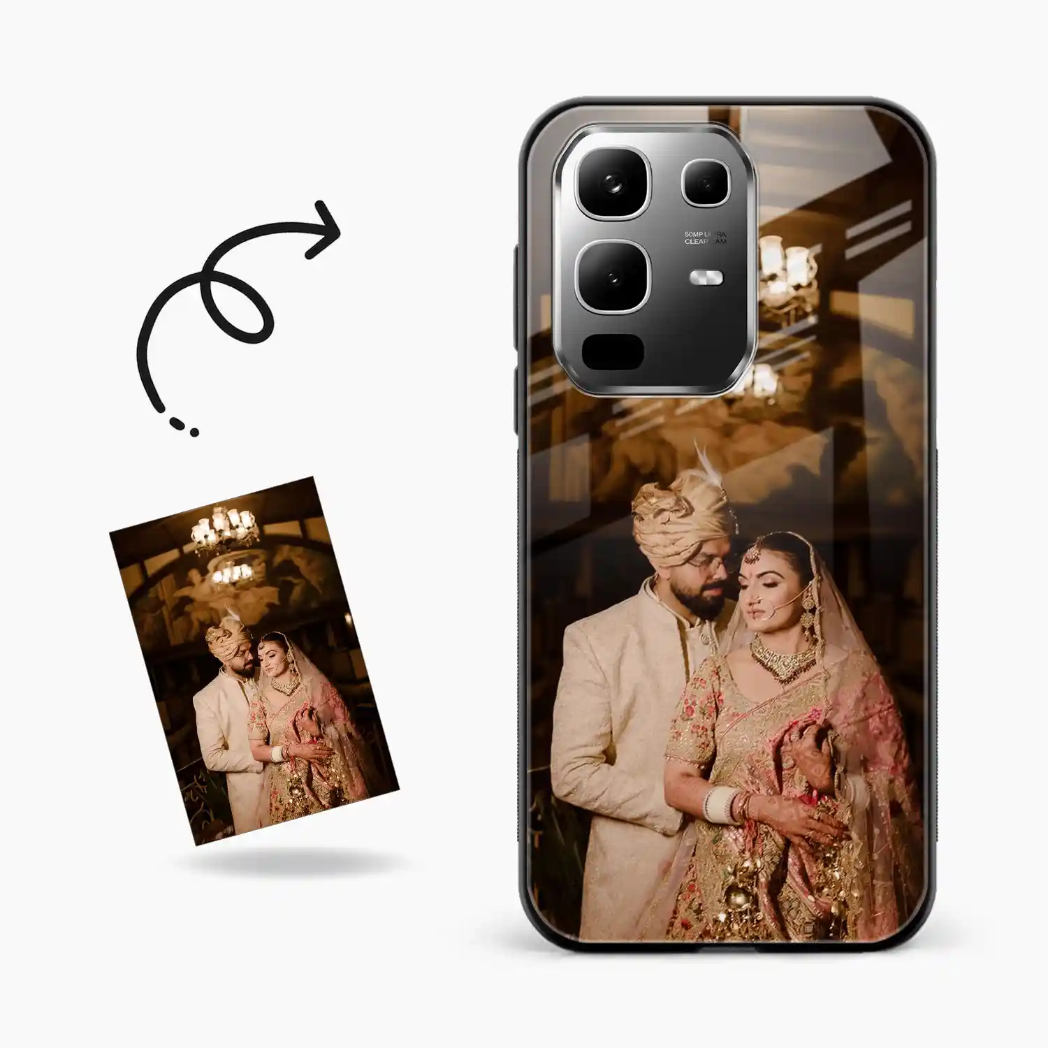 Customised Photo Printed Infinix Note 50x 5G Plus Back Cover