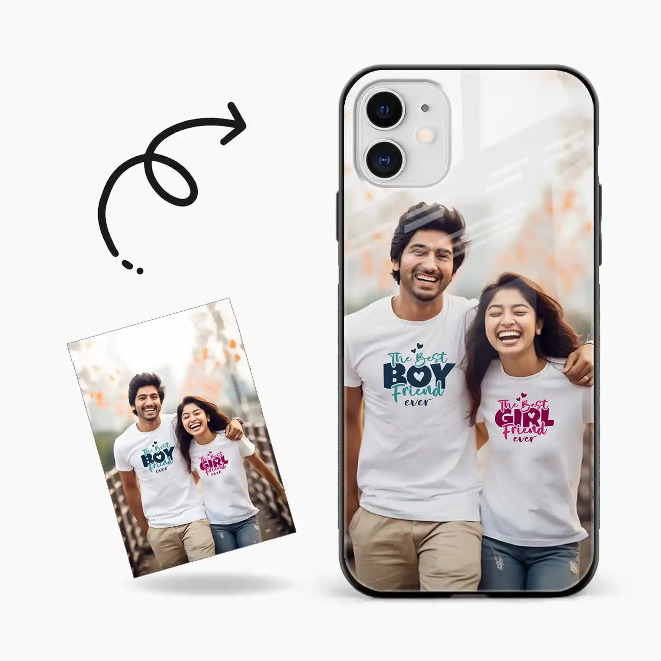 Customised Photo Printed Iphone 12 Back Cover