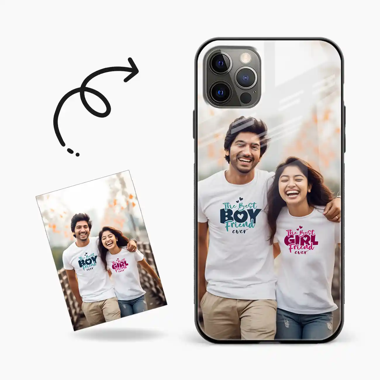 Customised Photo Printed Iphone 15 Pro Max Back Cover
