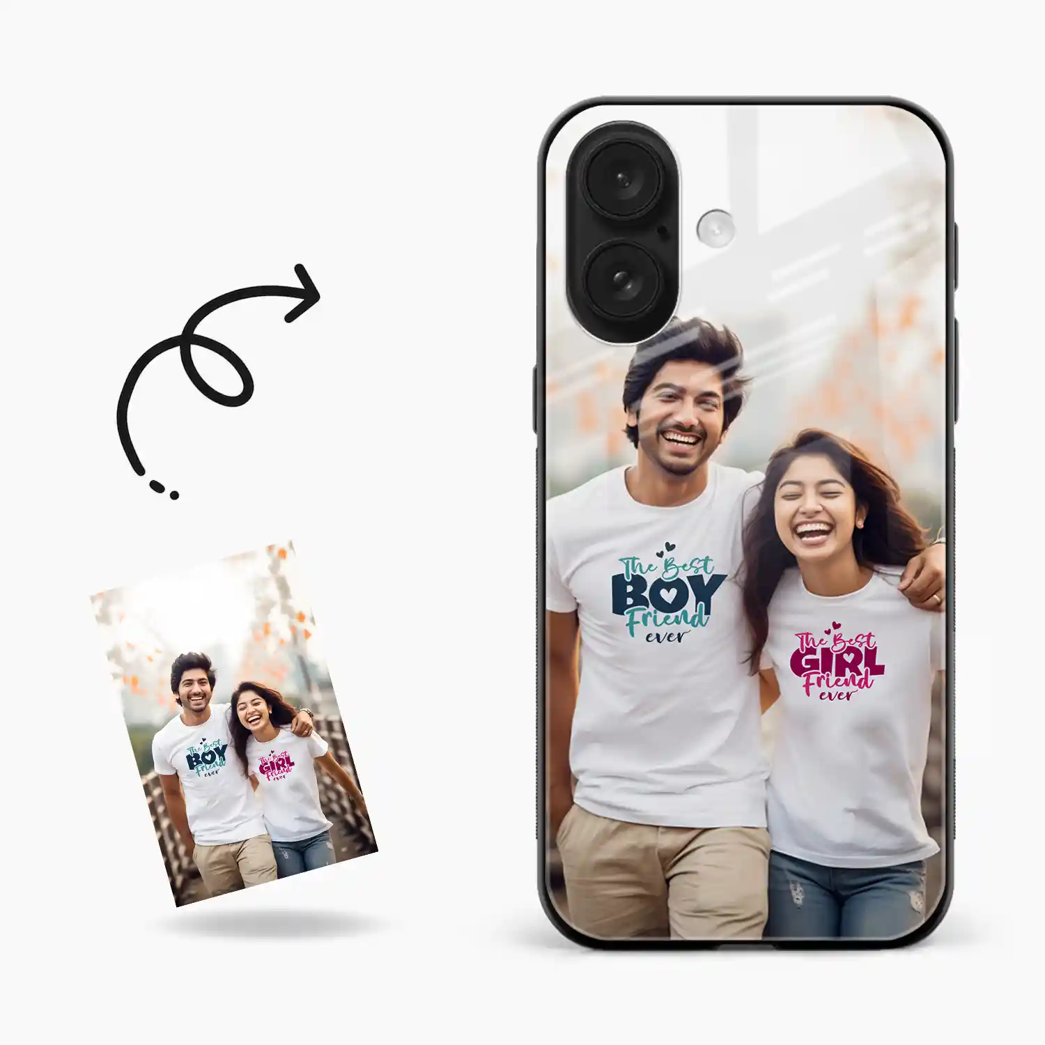 Customised Photo Printed Iphone 17 Back Cover