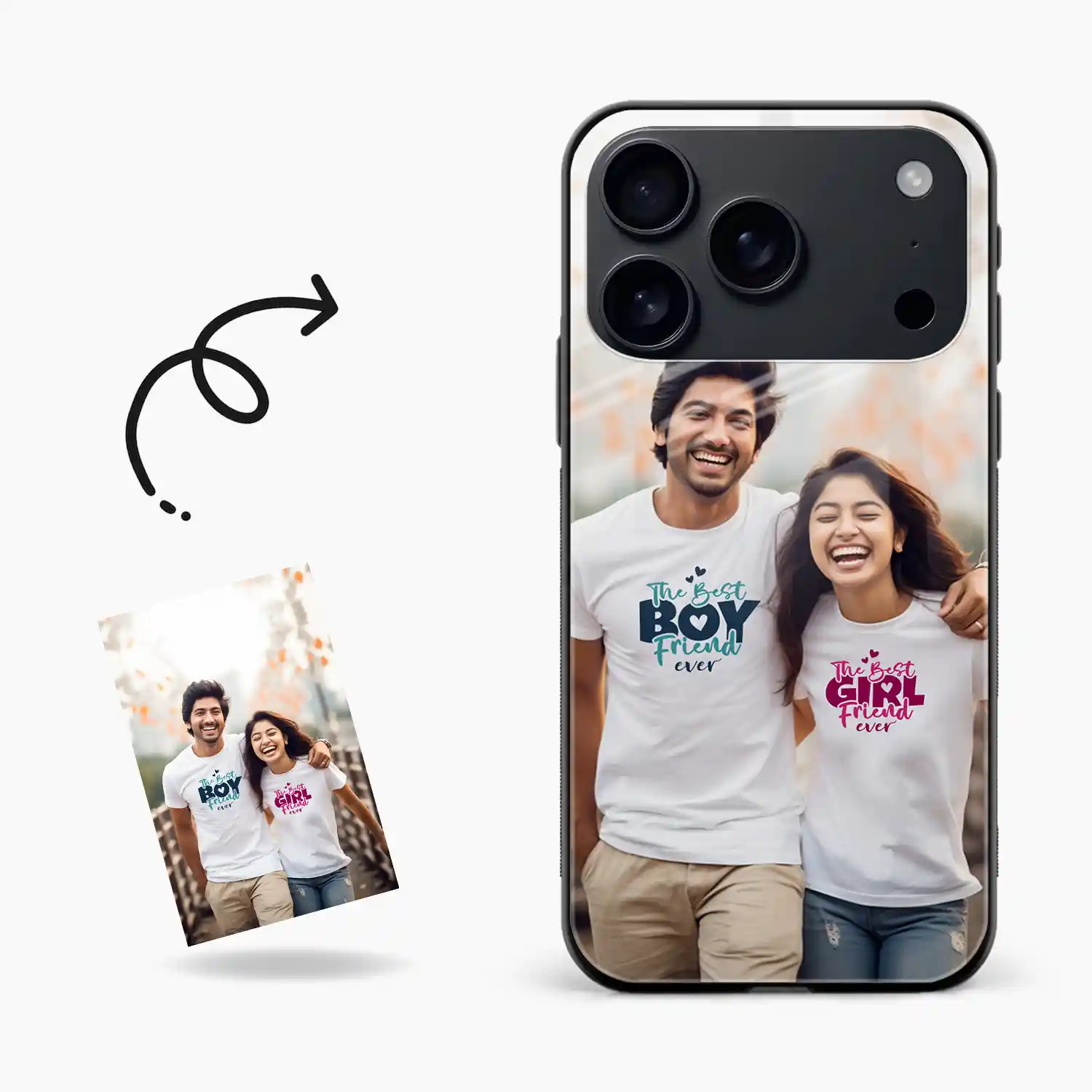 Customised Photo Printed Iphone 17 Pro Max Back Cover