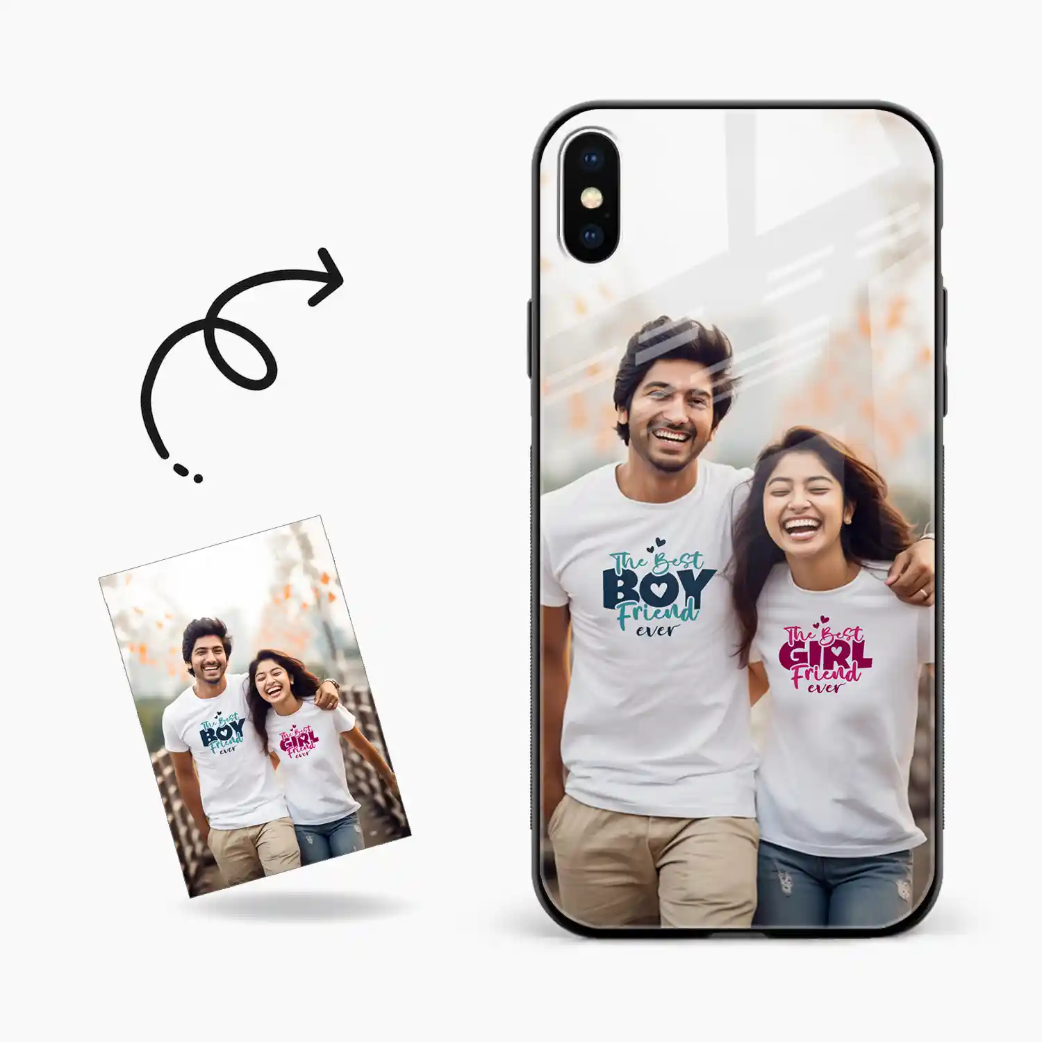 Customised Photo Printed Iphone XS Max Back Cover