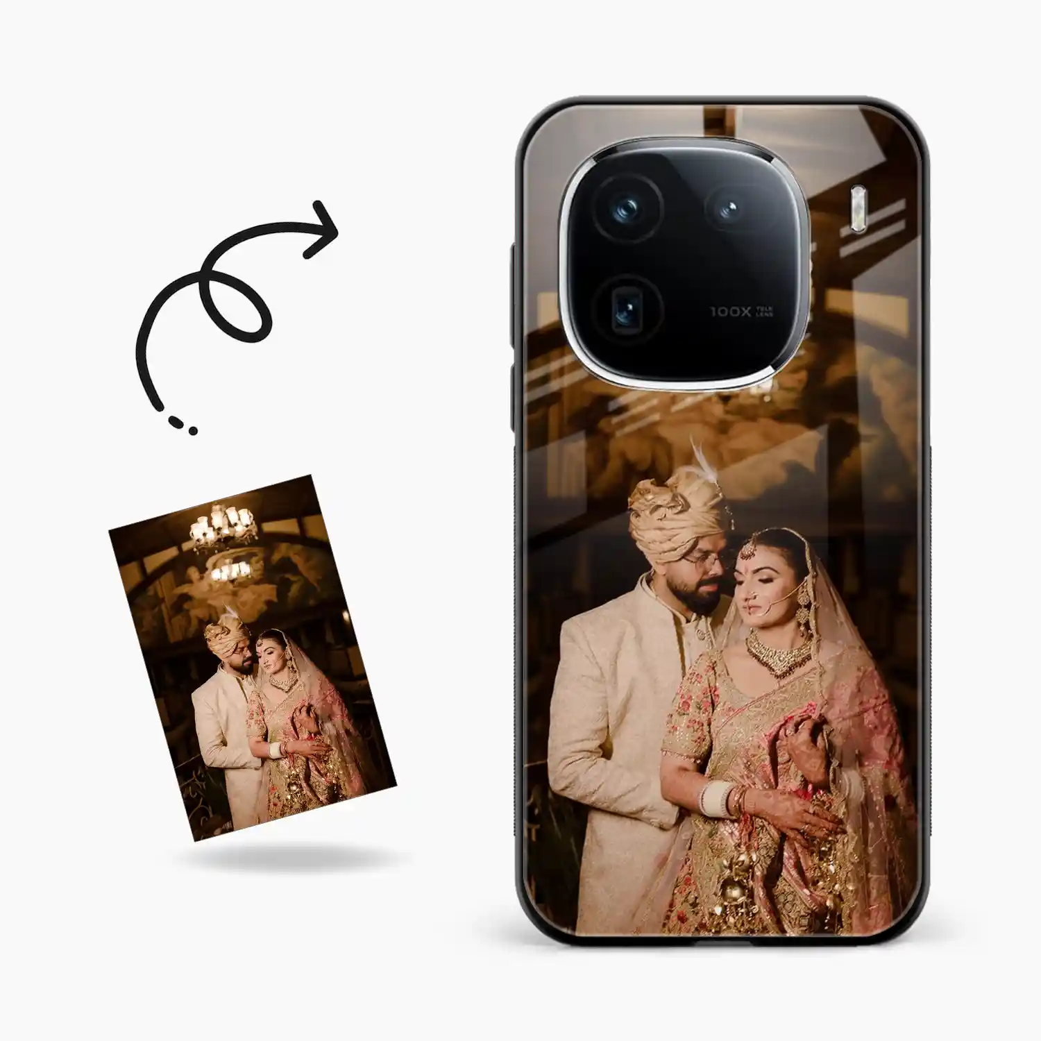 Customised Photo Printed Vivo Iqoo 12 5G Back Cover