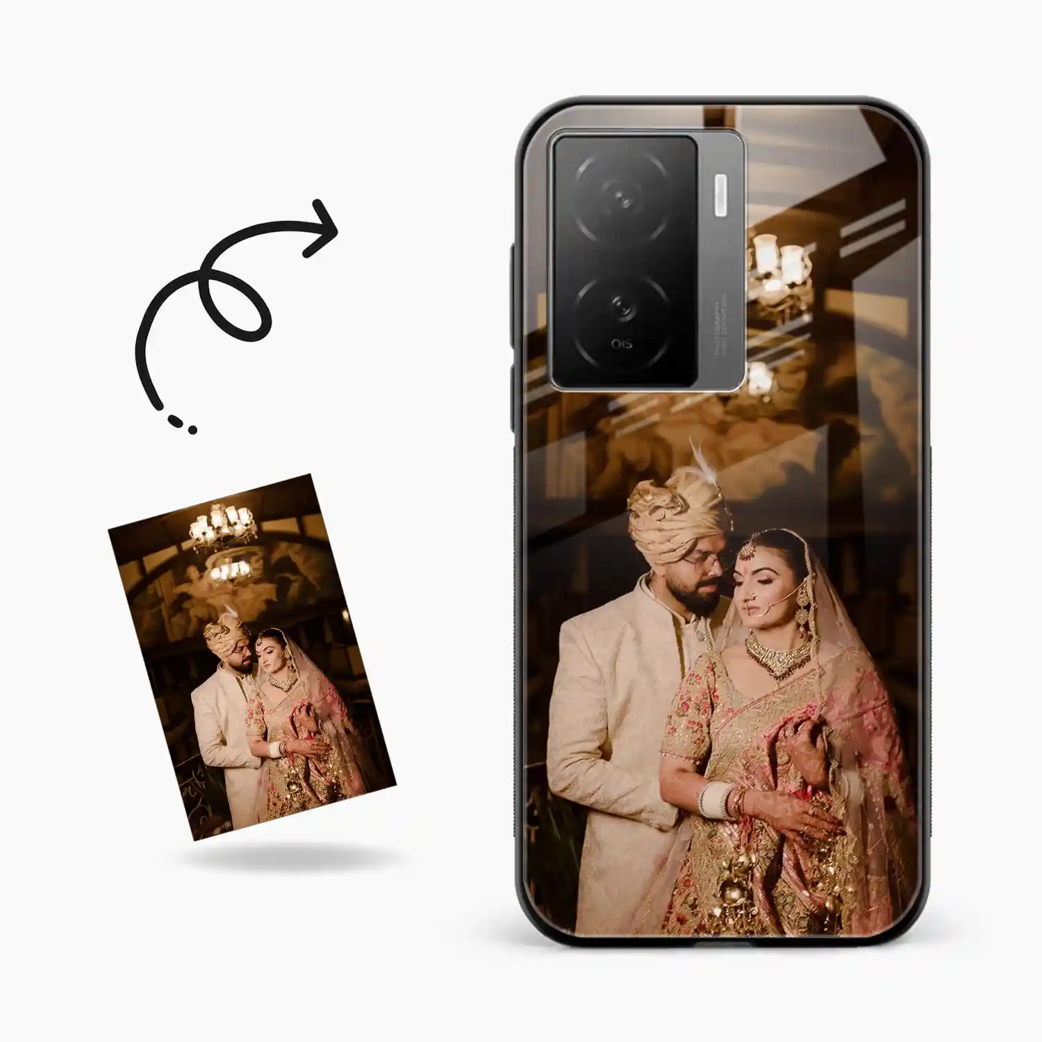 Customised Photo Printed IQOO Z7s 5G Back Cover