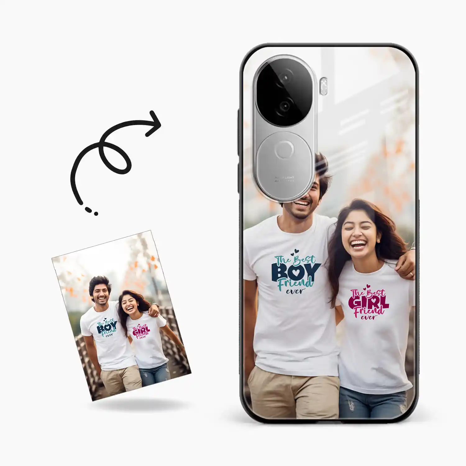 Customised Photo Printed Iqoo Z9s 5g Back Cover