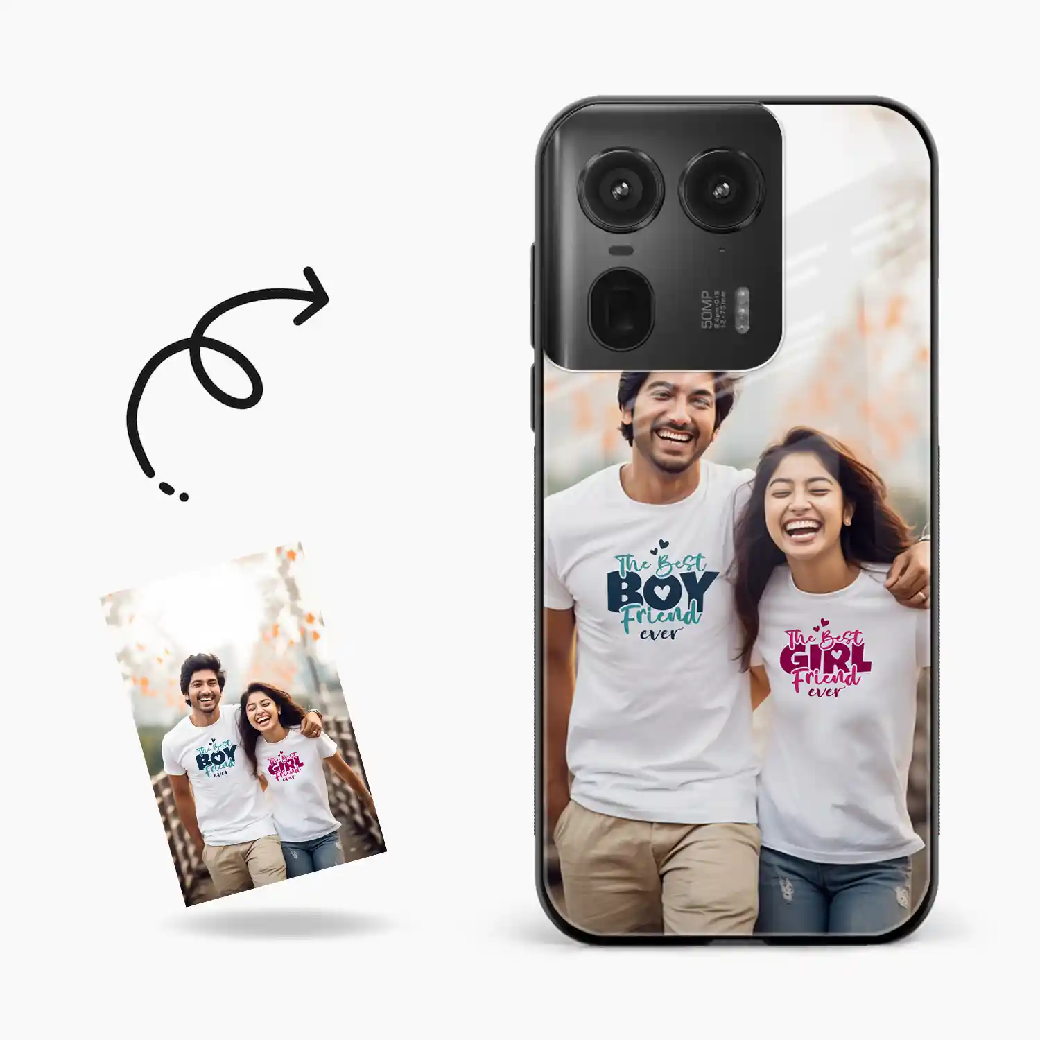 Customised Photo Printed Motorola Edge 50 Ultra 5g Back Cover