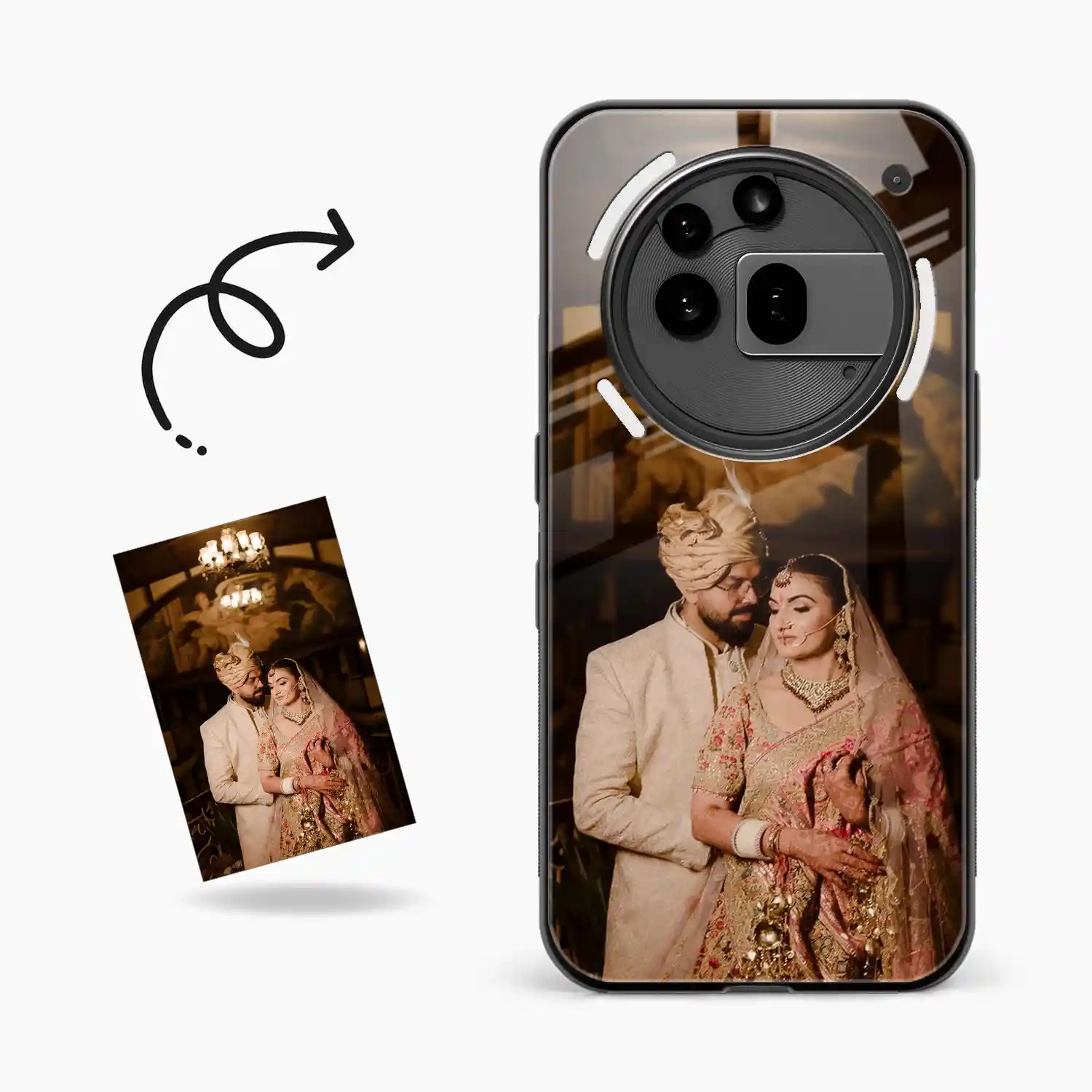 Customised Photo Printed Nothing Phone 3A Pro Back Cover