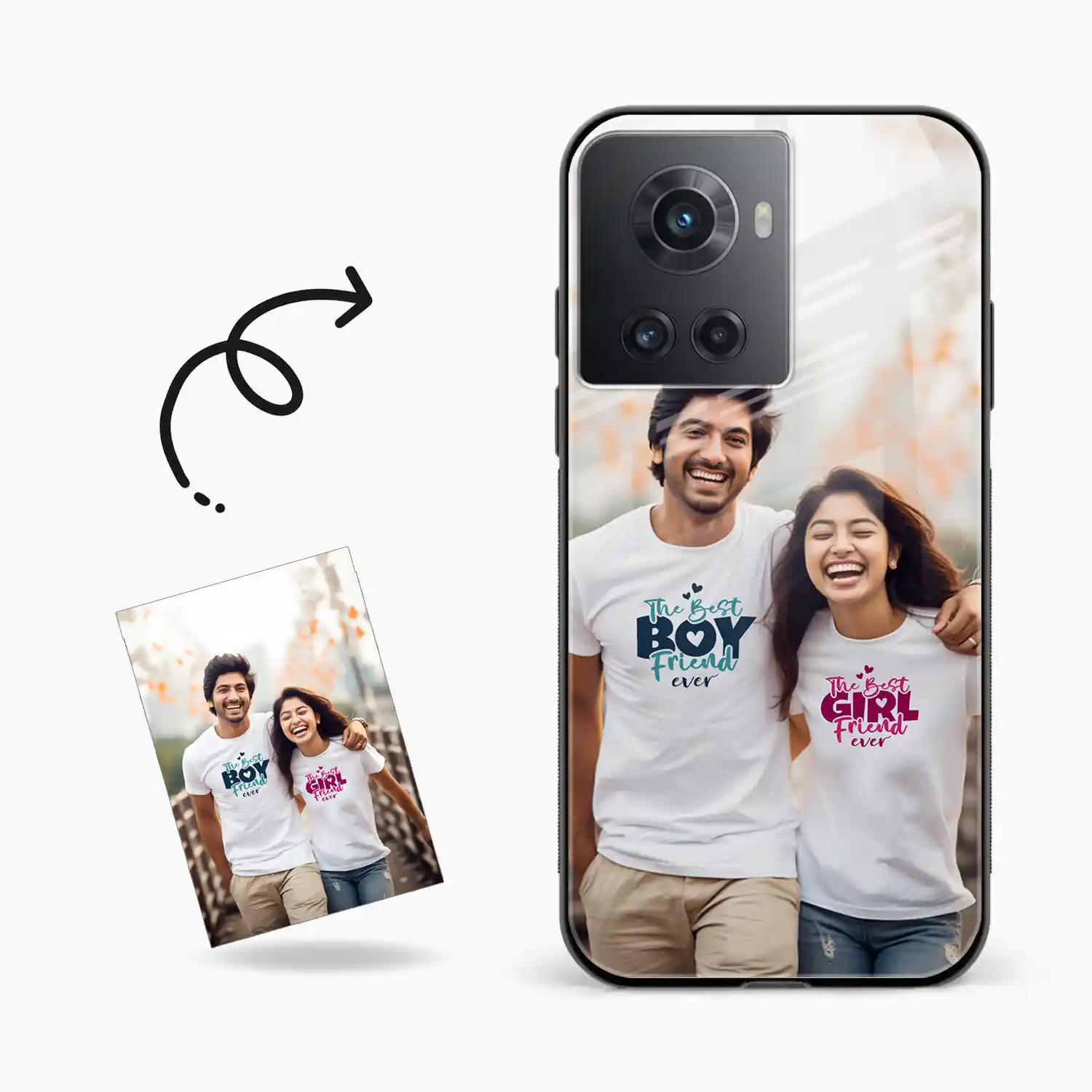 Customised Photo Printed Oneplus 10R Back Cover