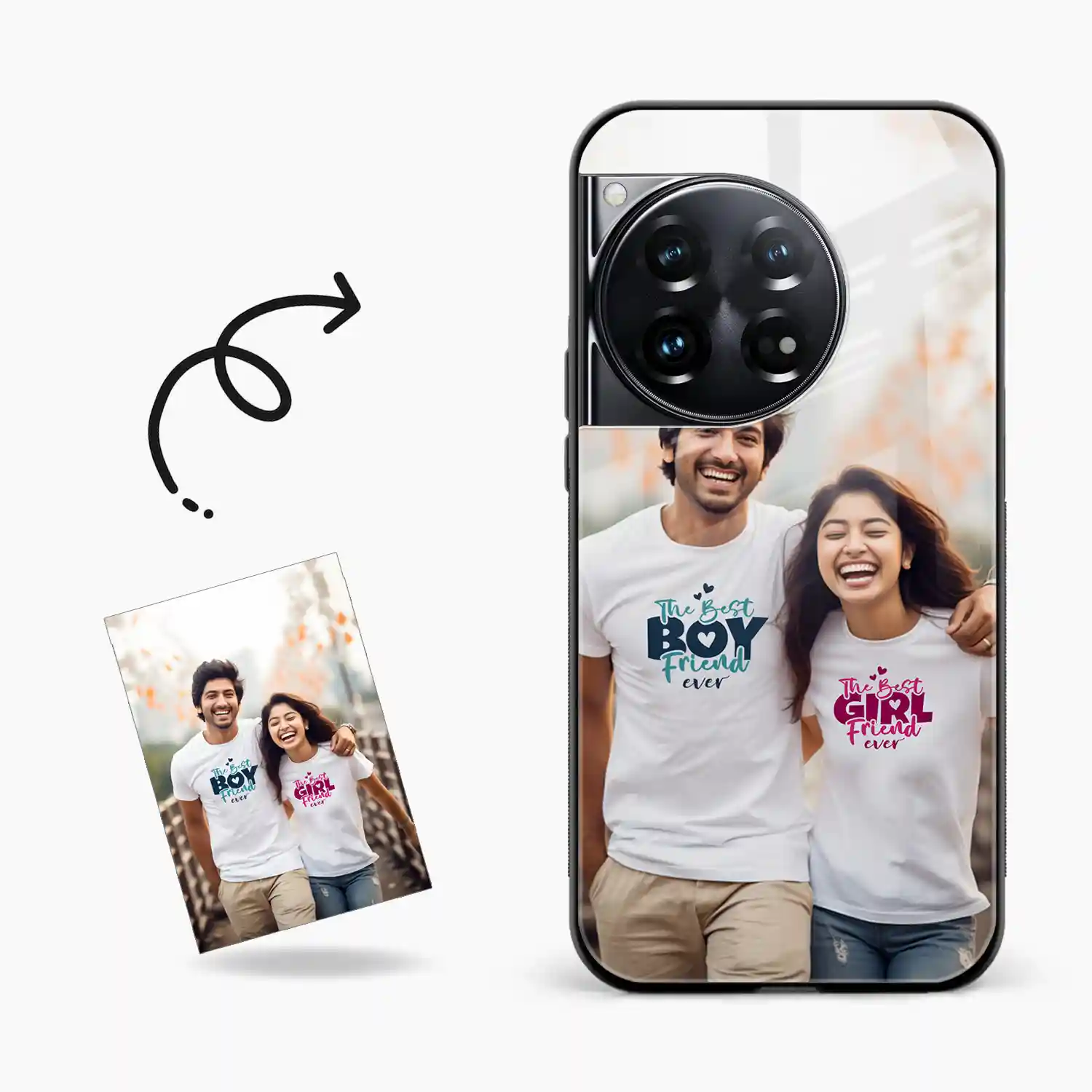 Customised Photo Printed Oneplus 12 Back Cover