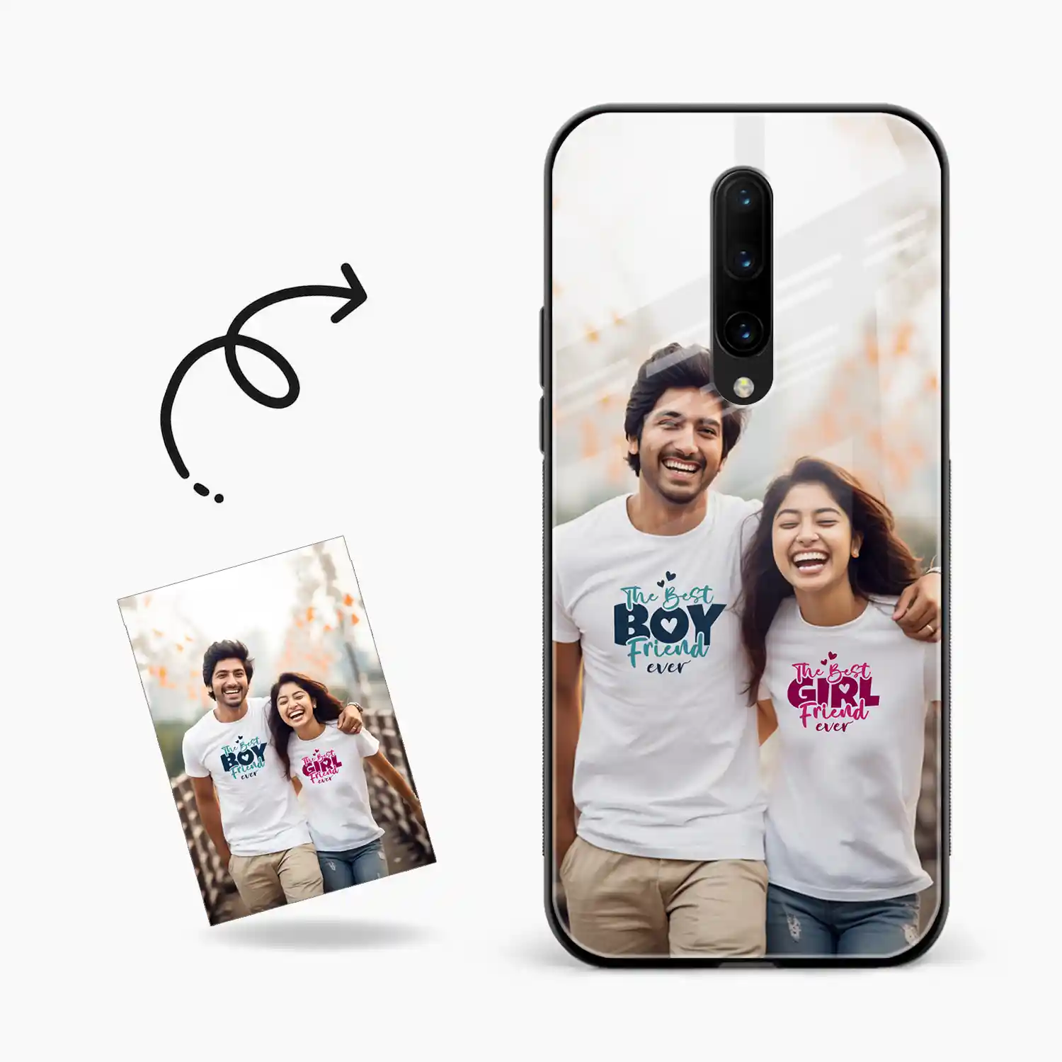 Customised Photo Printed Oneplus 8 Back Cover