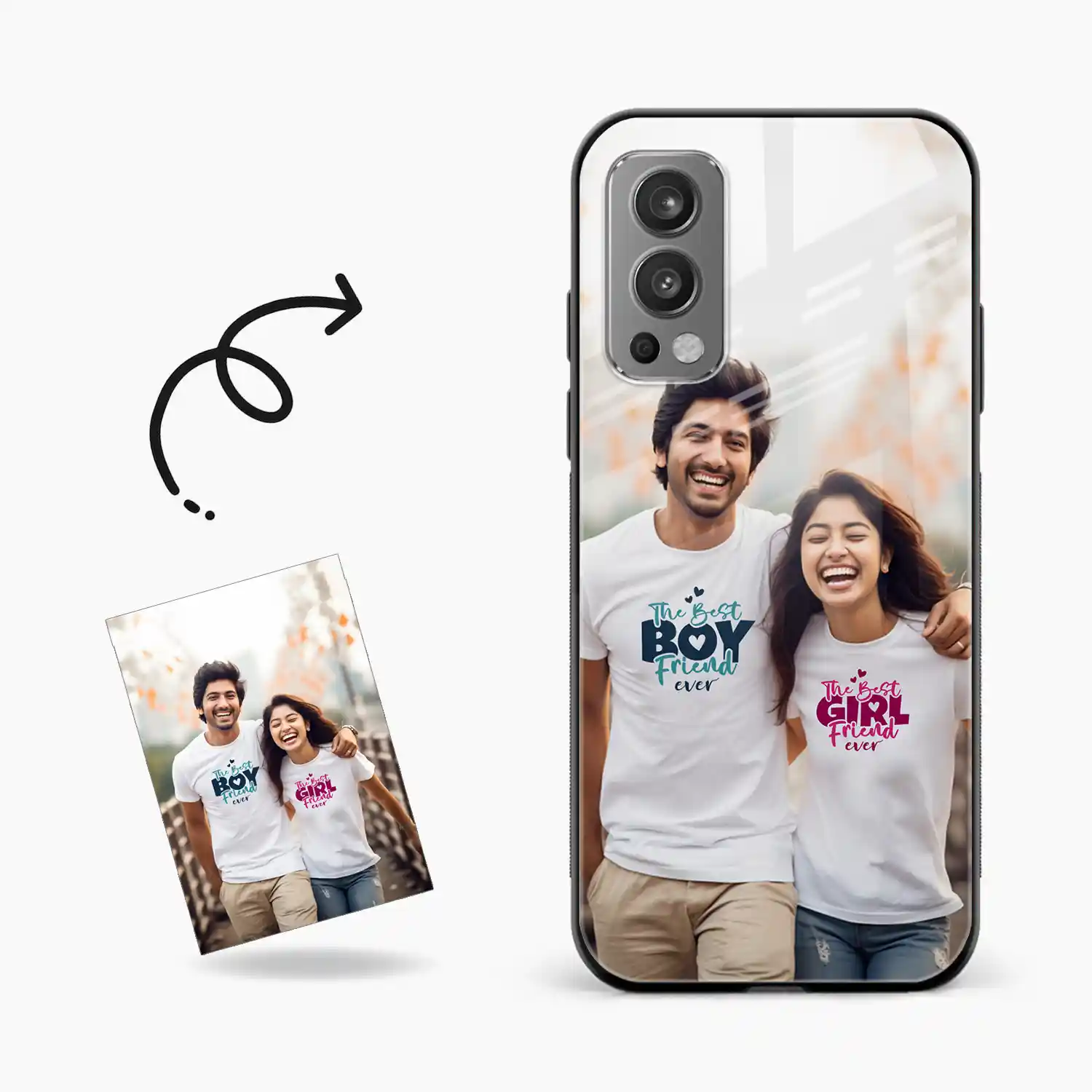 Customised Photo Printed Oneplus Nord 2 Back Cover