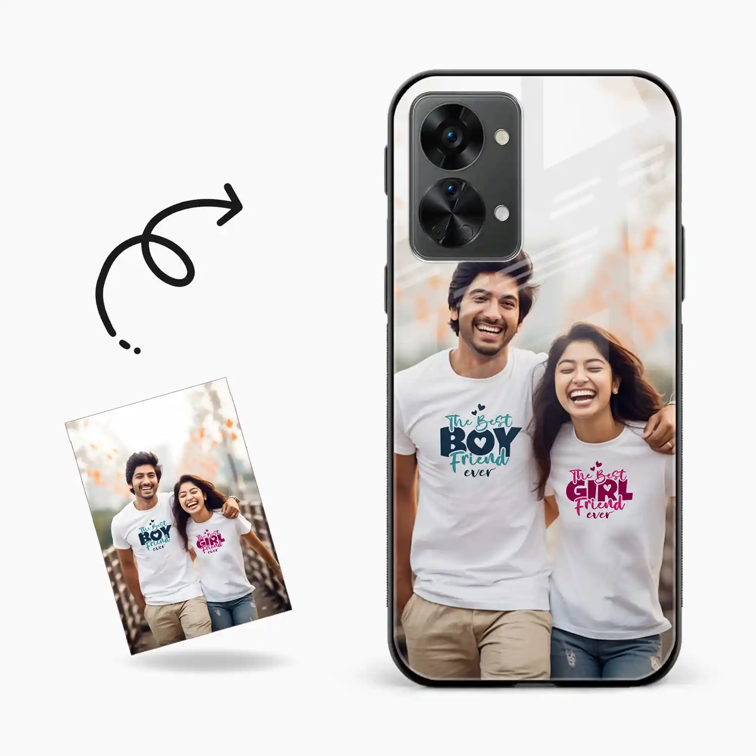 Customised Photo Printed Oneplus Nord 2T Back Cover