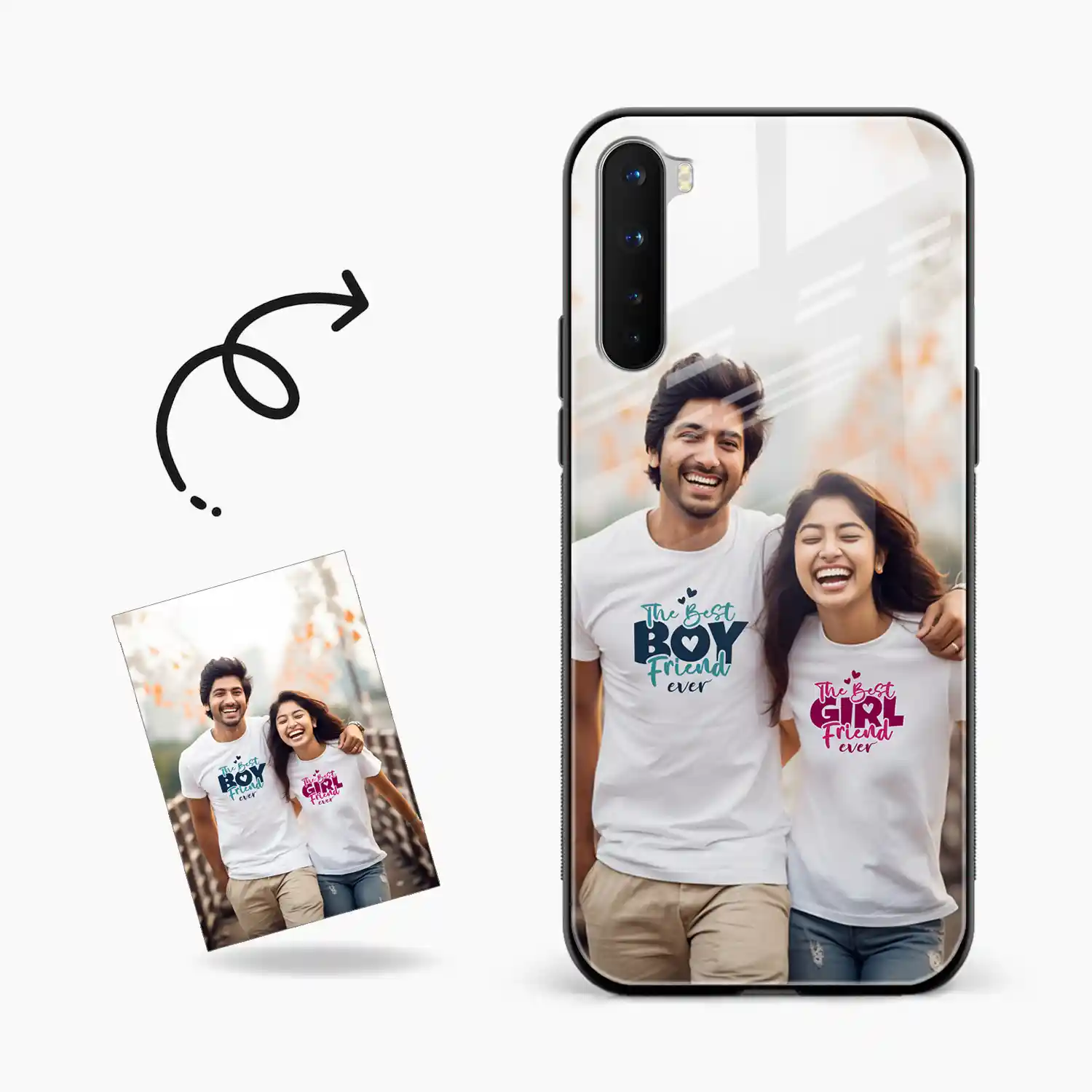 Customised Photo Printed Oneplus Nord Back Cover