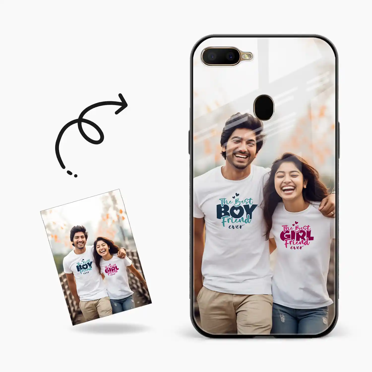Customised Photo Printed Oppo A12 Back Cover