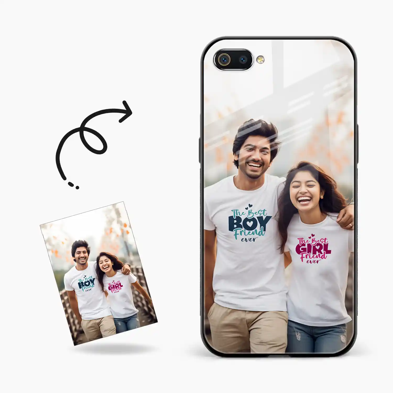 Customised Photo Printed Oppo A1k Back Cover