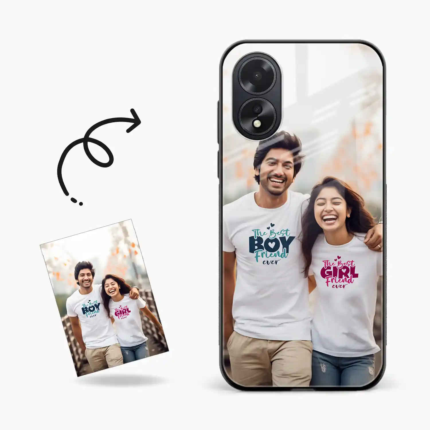 Customised Photo Printed Oppo A38 Back Cover