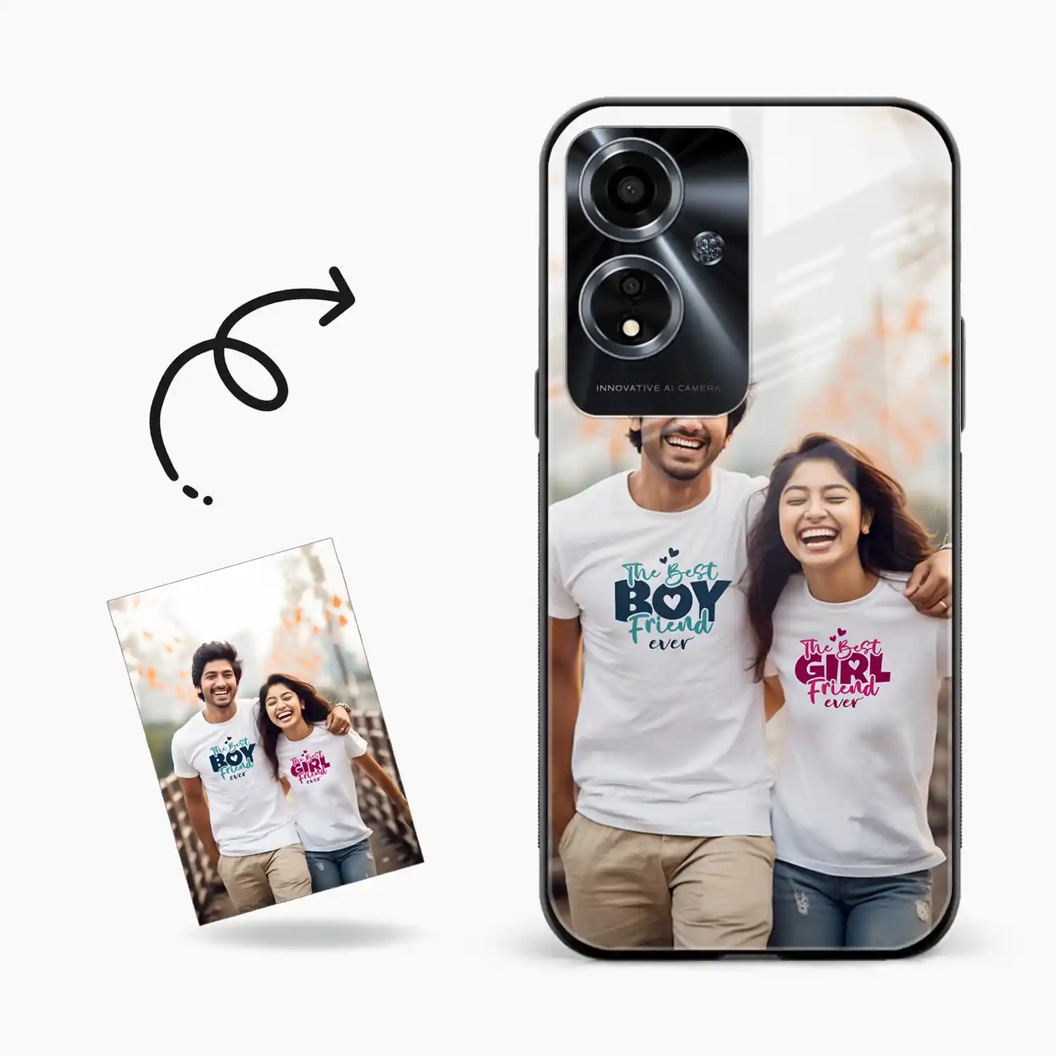 Customised Photo Printed Oppo A59 Back Cover