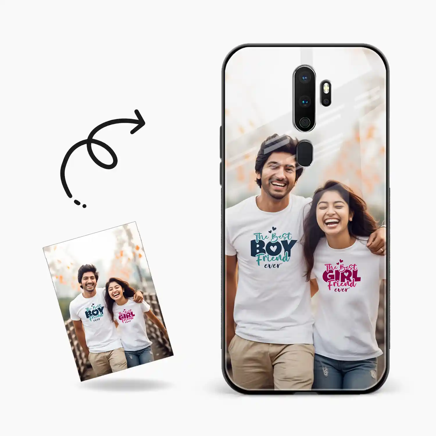 Customised Photo Printed Oppo A9 Back Cover