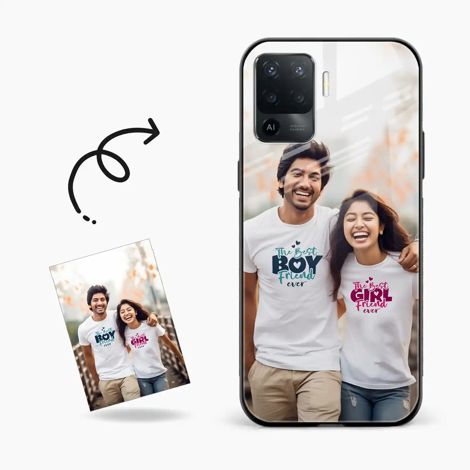 Customised Photo Printed Oppo F19 Pro Back Cover