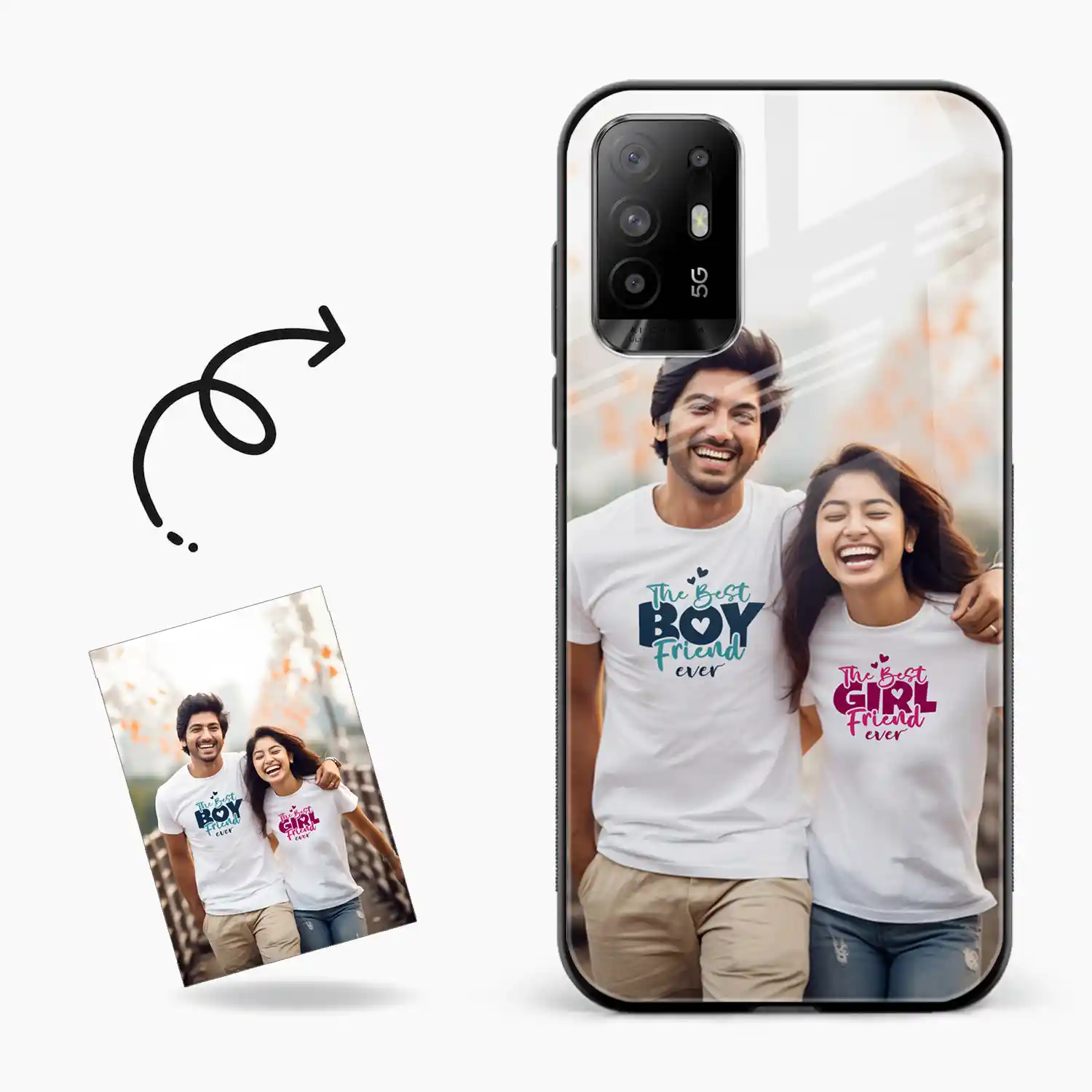 Customised Photo Printed Oppo F19 Pro Plus Back Cover