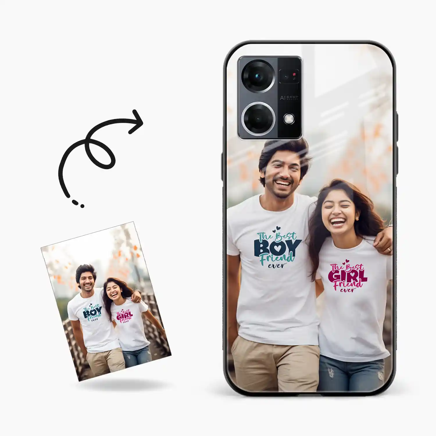 Customised Photo Printed Oppo F21 Pro Back Cover