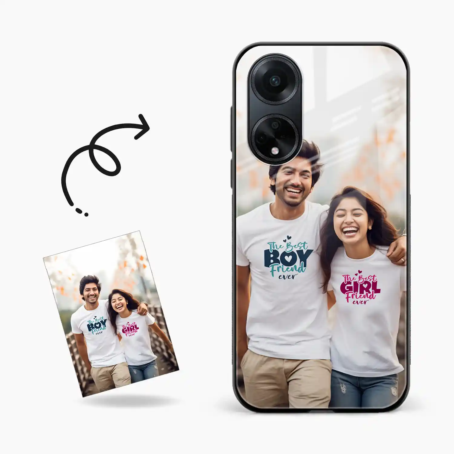 Customised Photo Printed Oppo F23 Back Cover