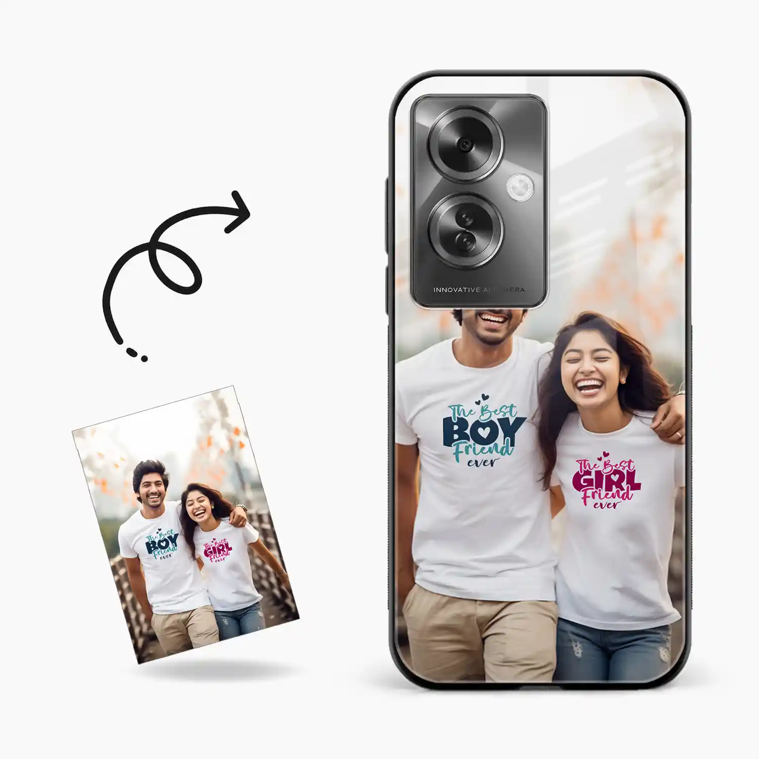 Customised Photo Printed Oppo F25 Pro 5g Back Cover
