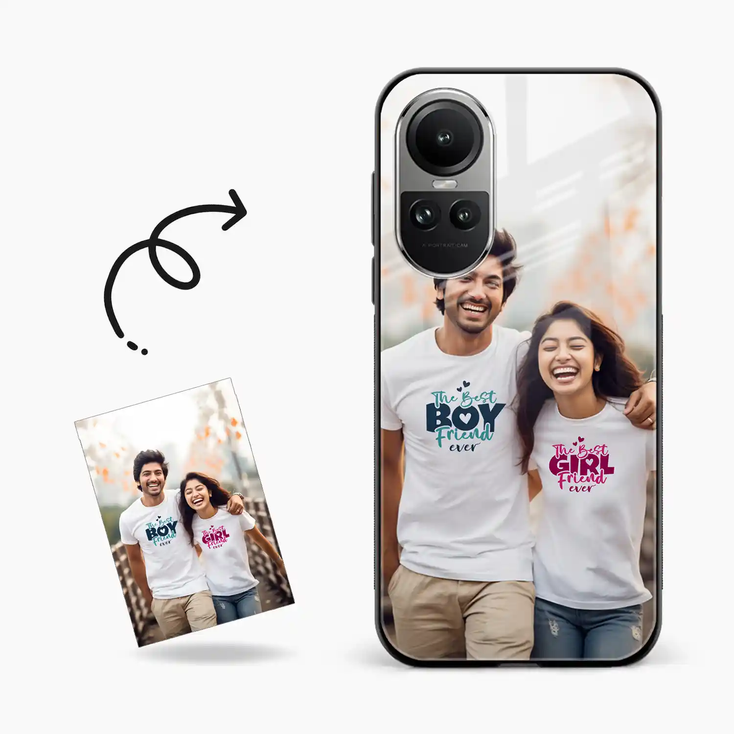 Customised Photo Printed Oppo Reno 10 Pro Back Cover