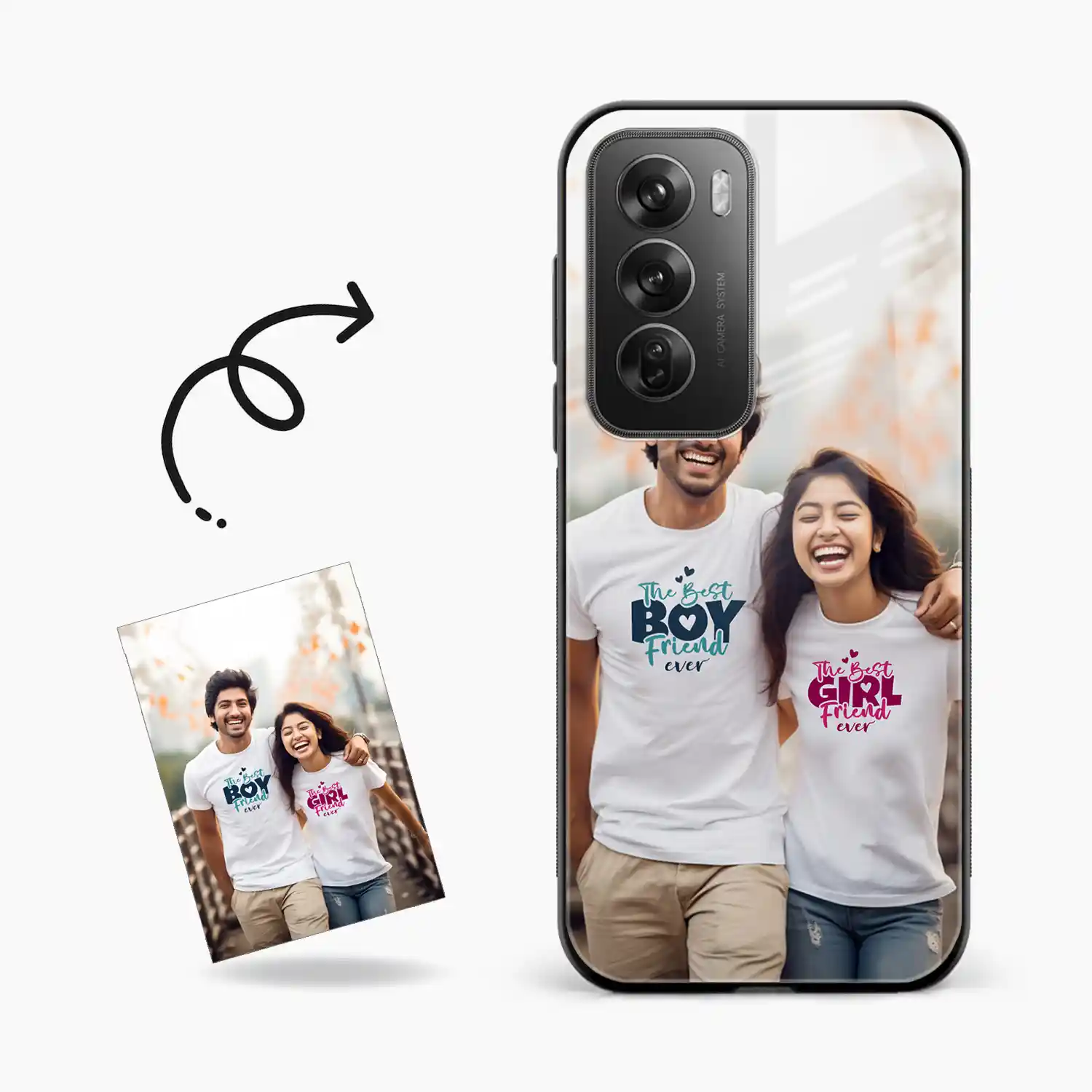 Customised Photo Printed Oppo Reno 12 Pro 5g Back Cover
