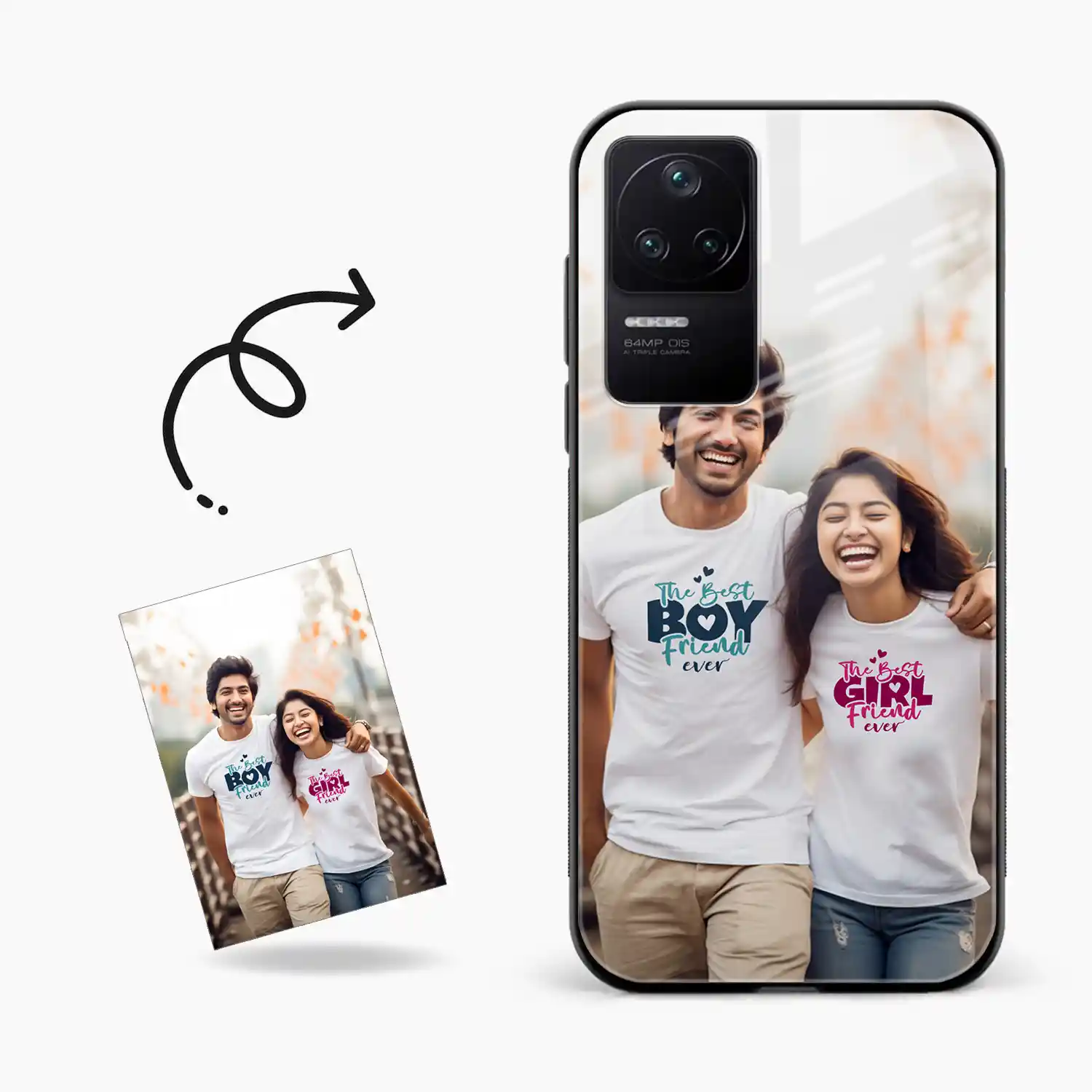 Customised Photo Printed Poco F4 Back Cover