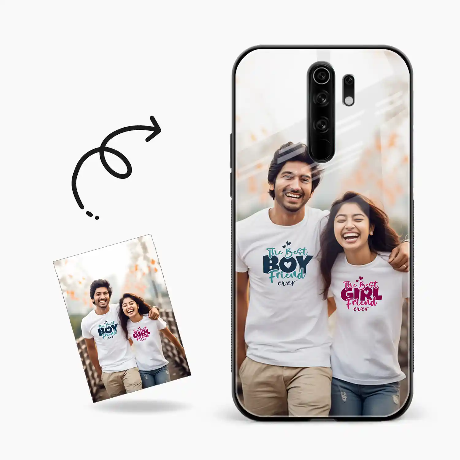 Customised Photo Printed Poco M2 Back Cover