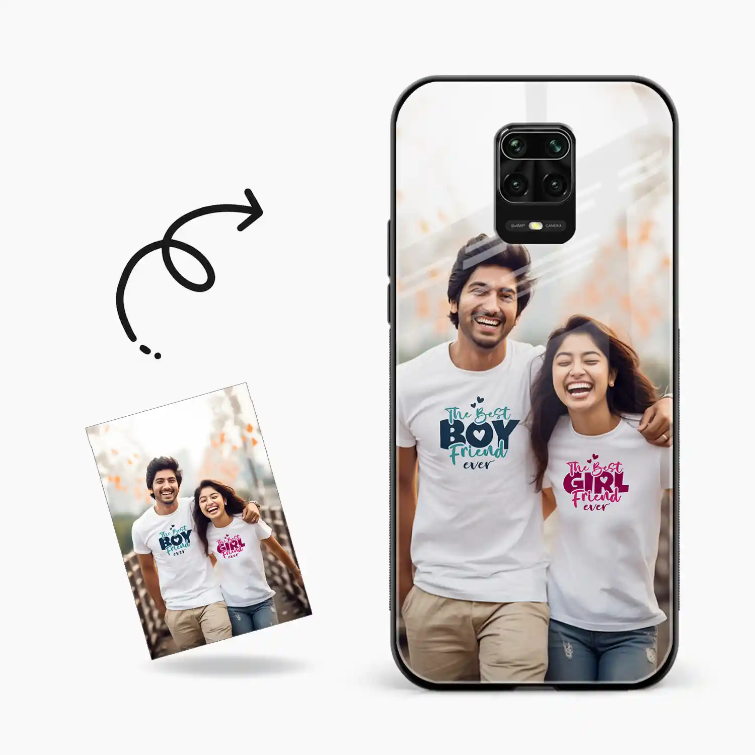 Customised Photo Printed Poco M2 Pro Back Cover