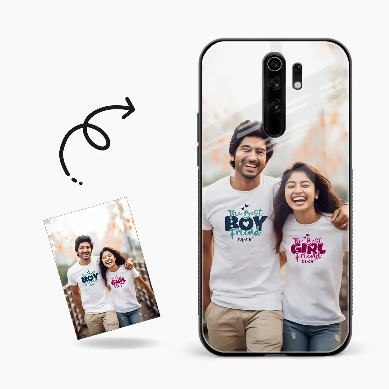 Customised Photo Printed Poco M2 Reloaded Back Cover