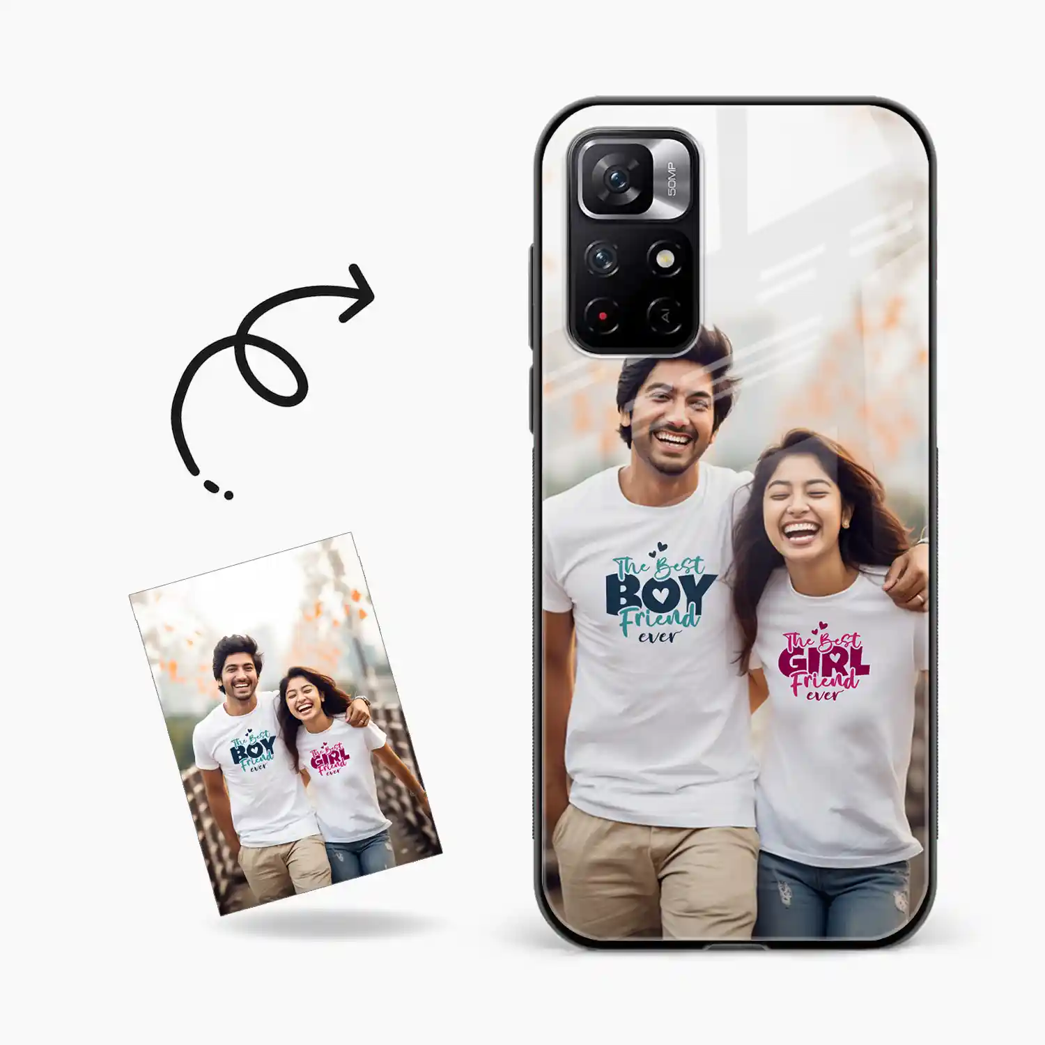 Customised Photo Printed Poco M4 Pro 5g Back Cover