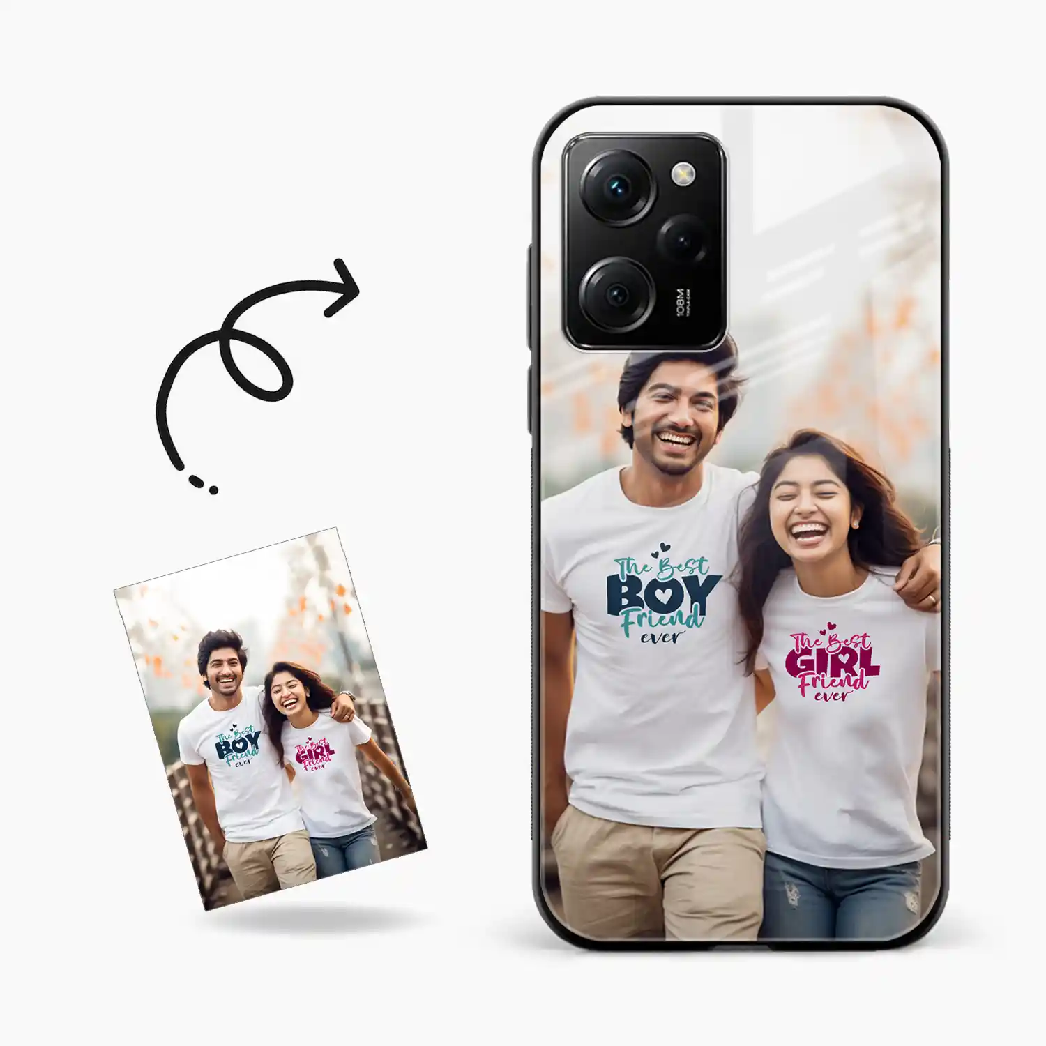 Customised Photo Printed Poco X5 Pro Back Cover