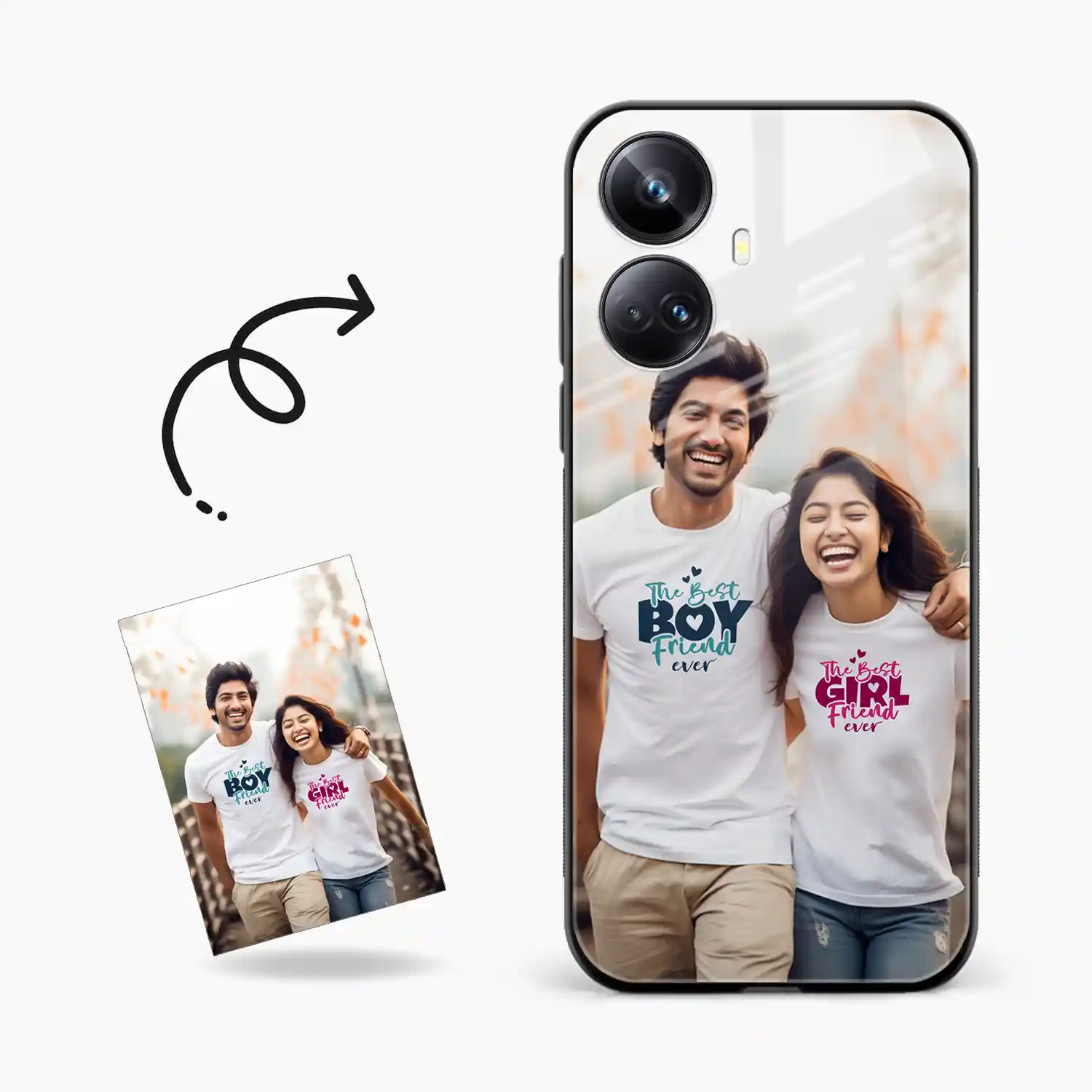 Customised Photo Printed Realme 10 Pro Plus Back Cover