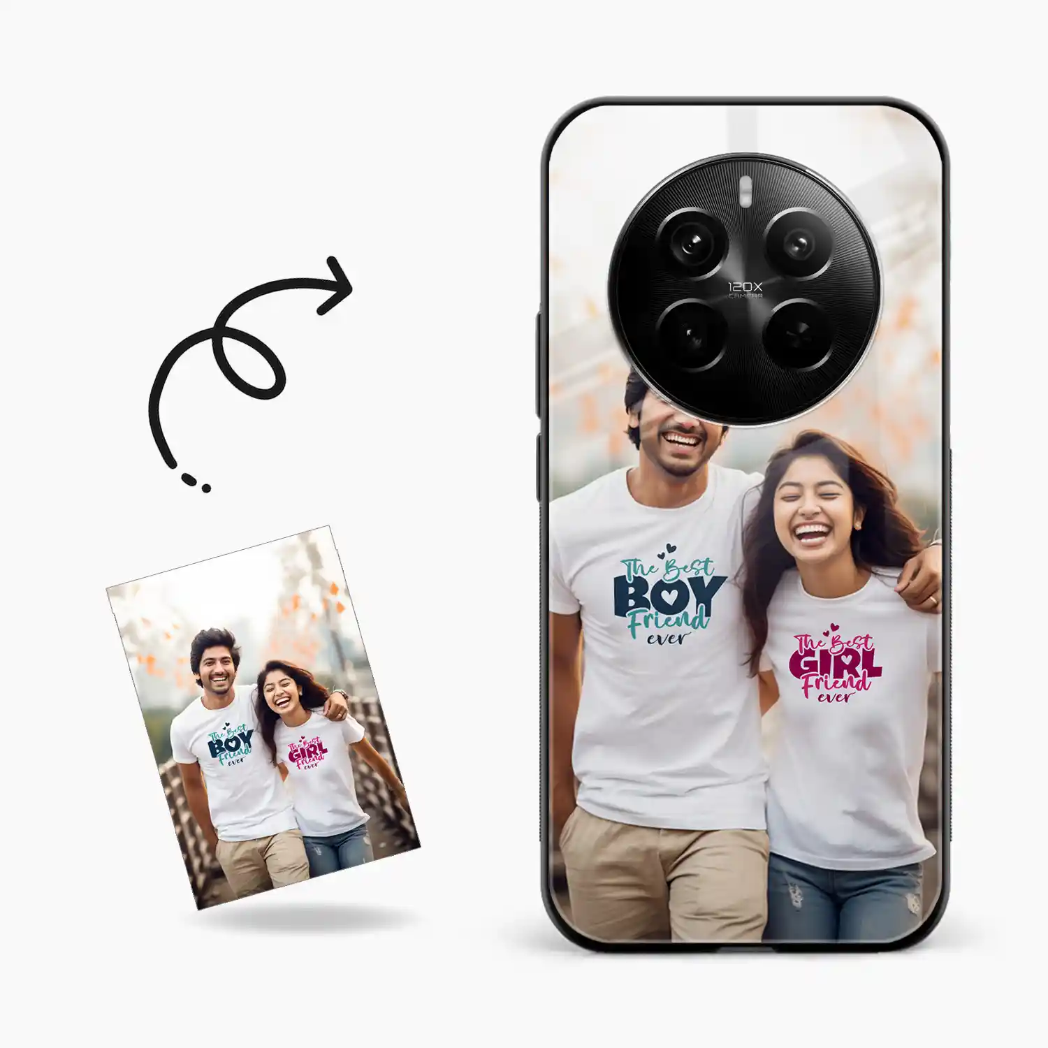 Customised Photo Printed Realme 12 Pro Plus 5g Back Cover