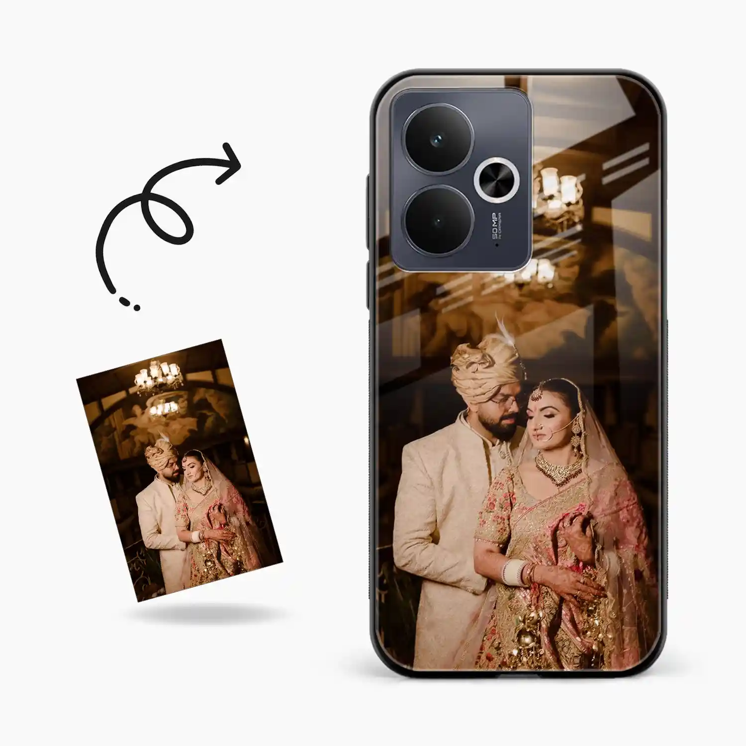 Customised Photo Printed Realme 14T 5G Back Cover