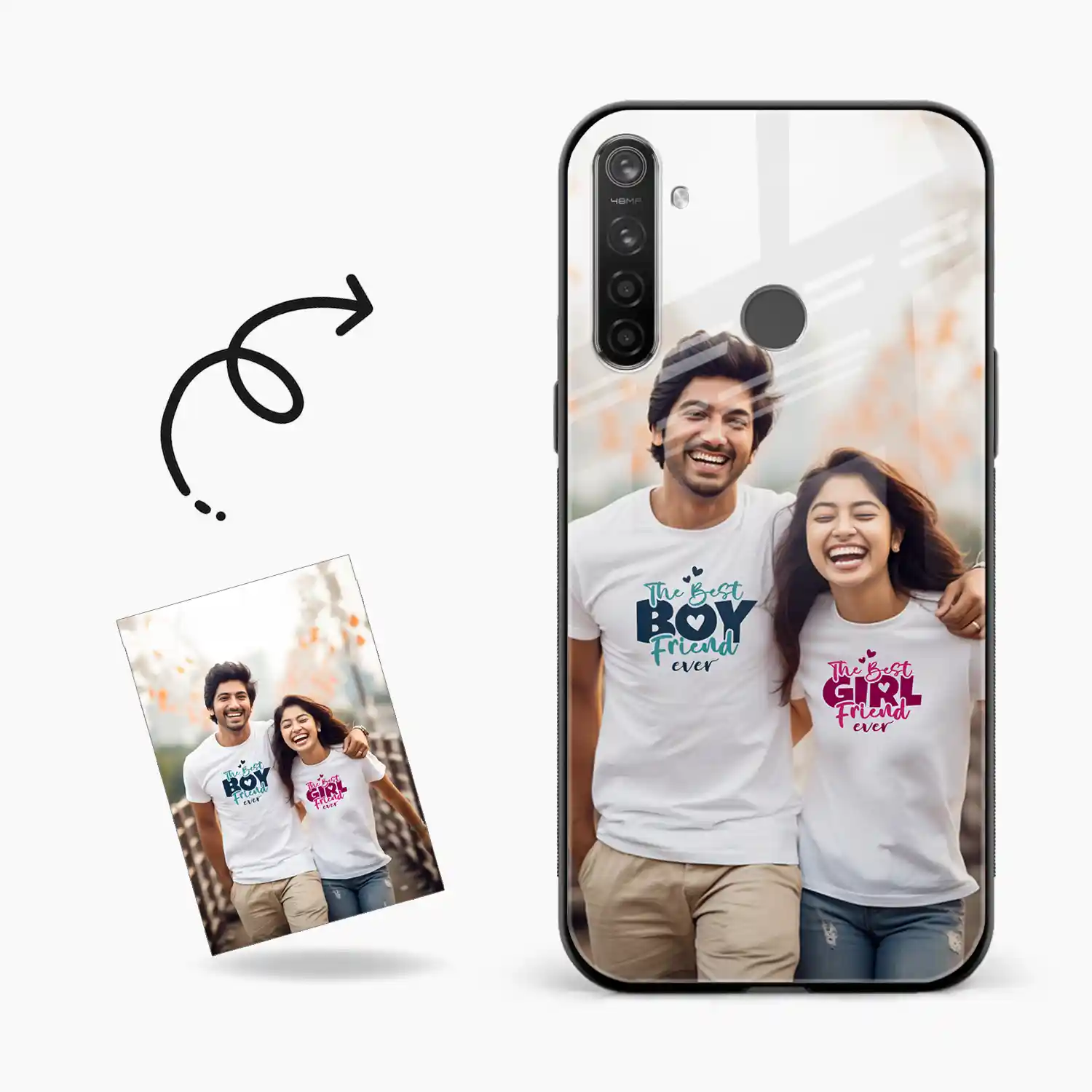 Customised Photo Printed Realme 5 Pro Back Cover