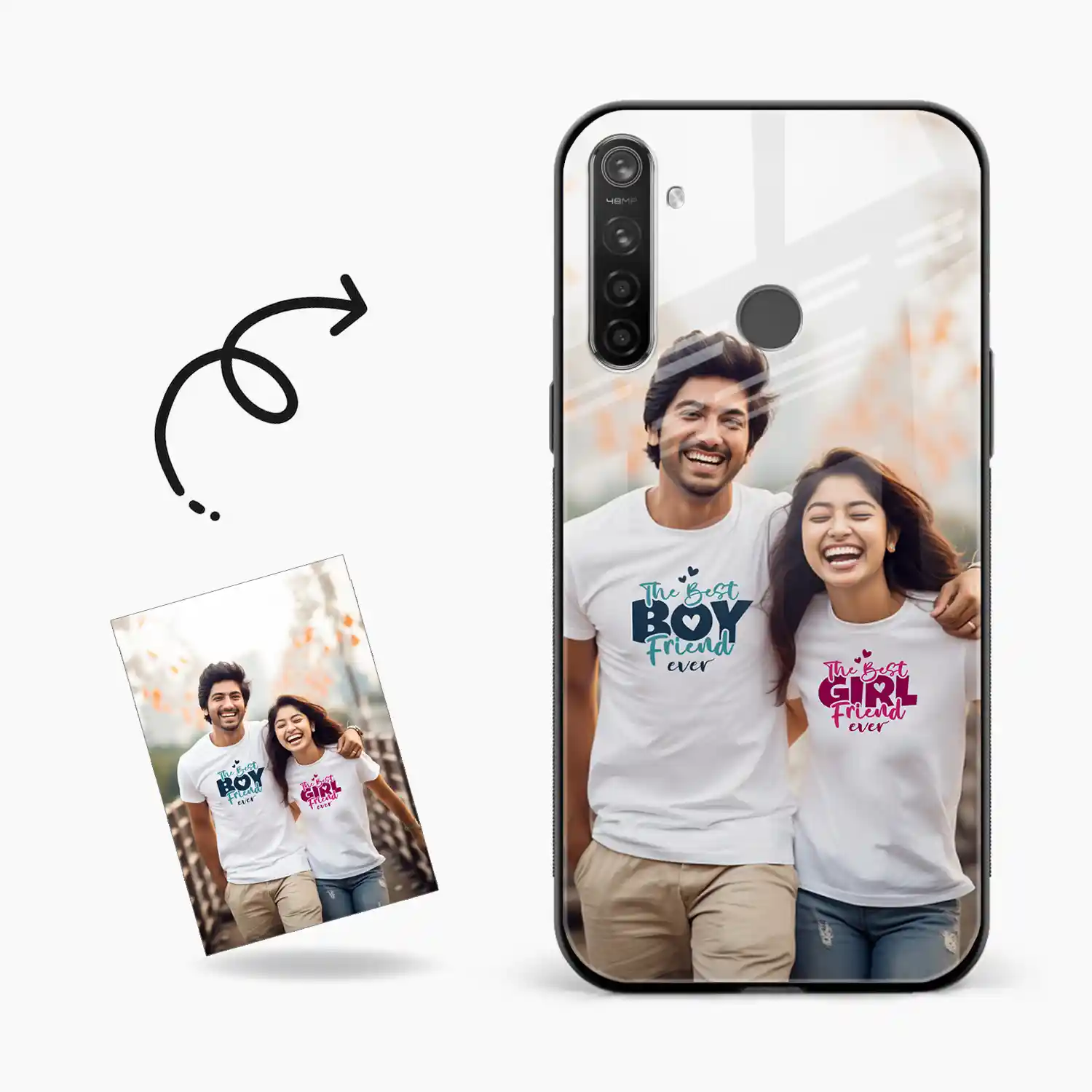 Customised Photo Printed Realme 5i Back Cover