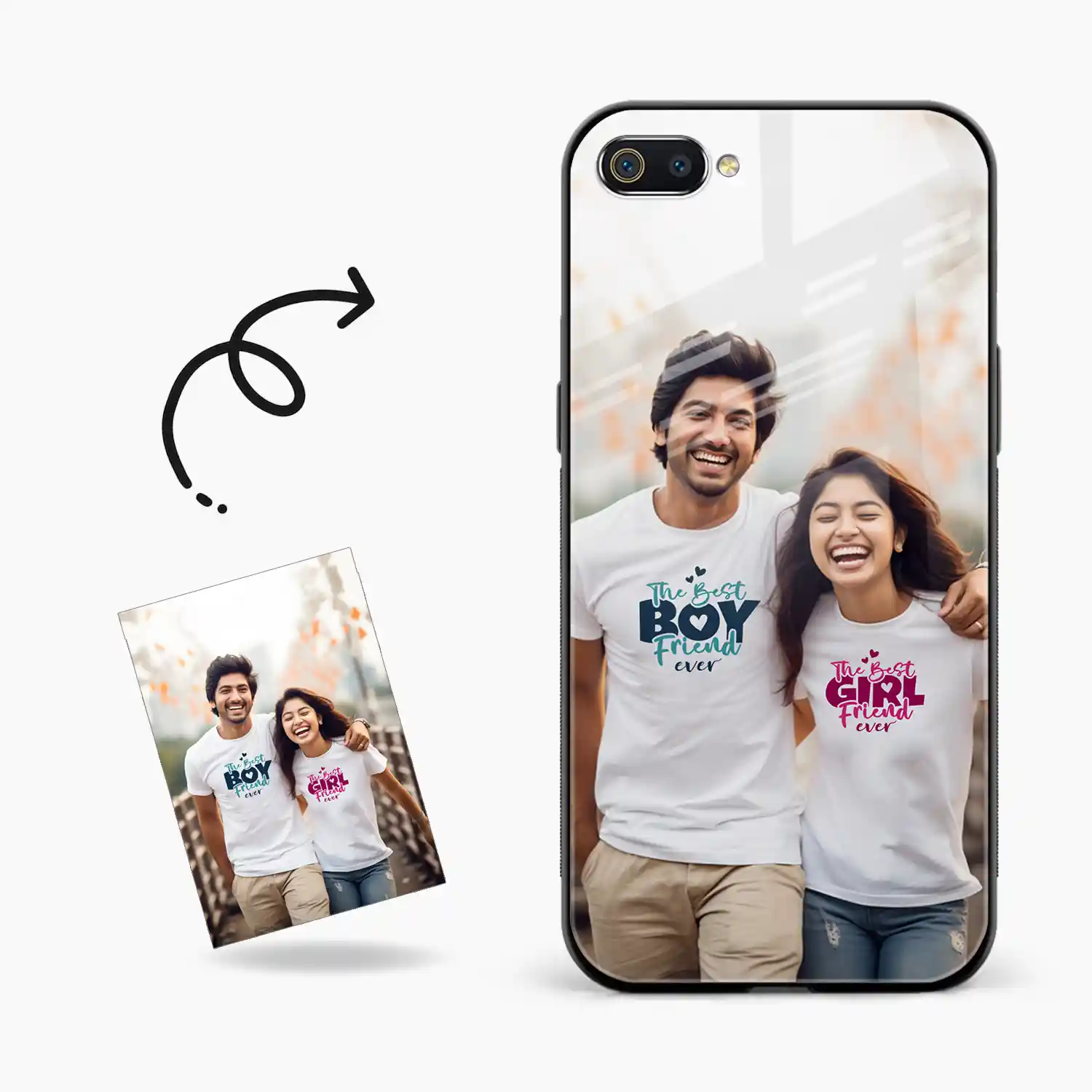 Customised Photo Printed Realme C2 Back Cover