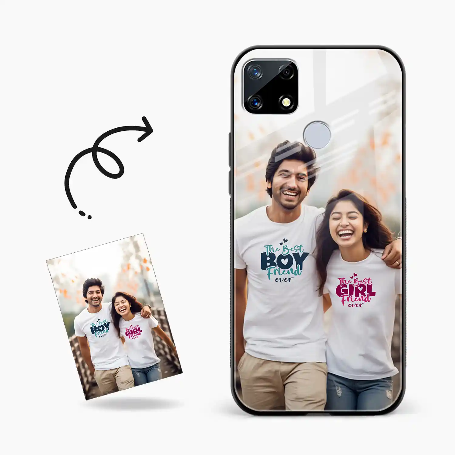Customised Photo Printed Realme C25 Back Cover