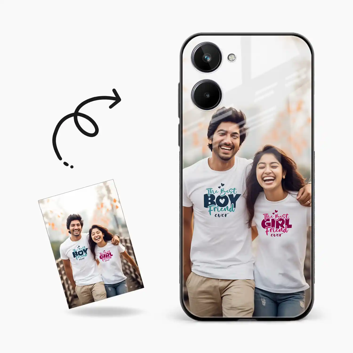 Customised Photo Printed Realme C33 Back Cover