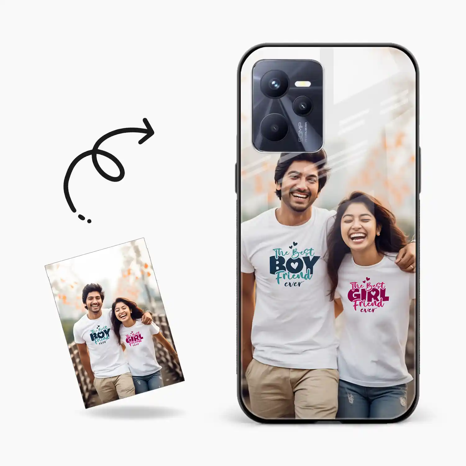 Customised Photo Printed Realme C35 Back Cover