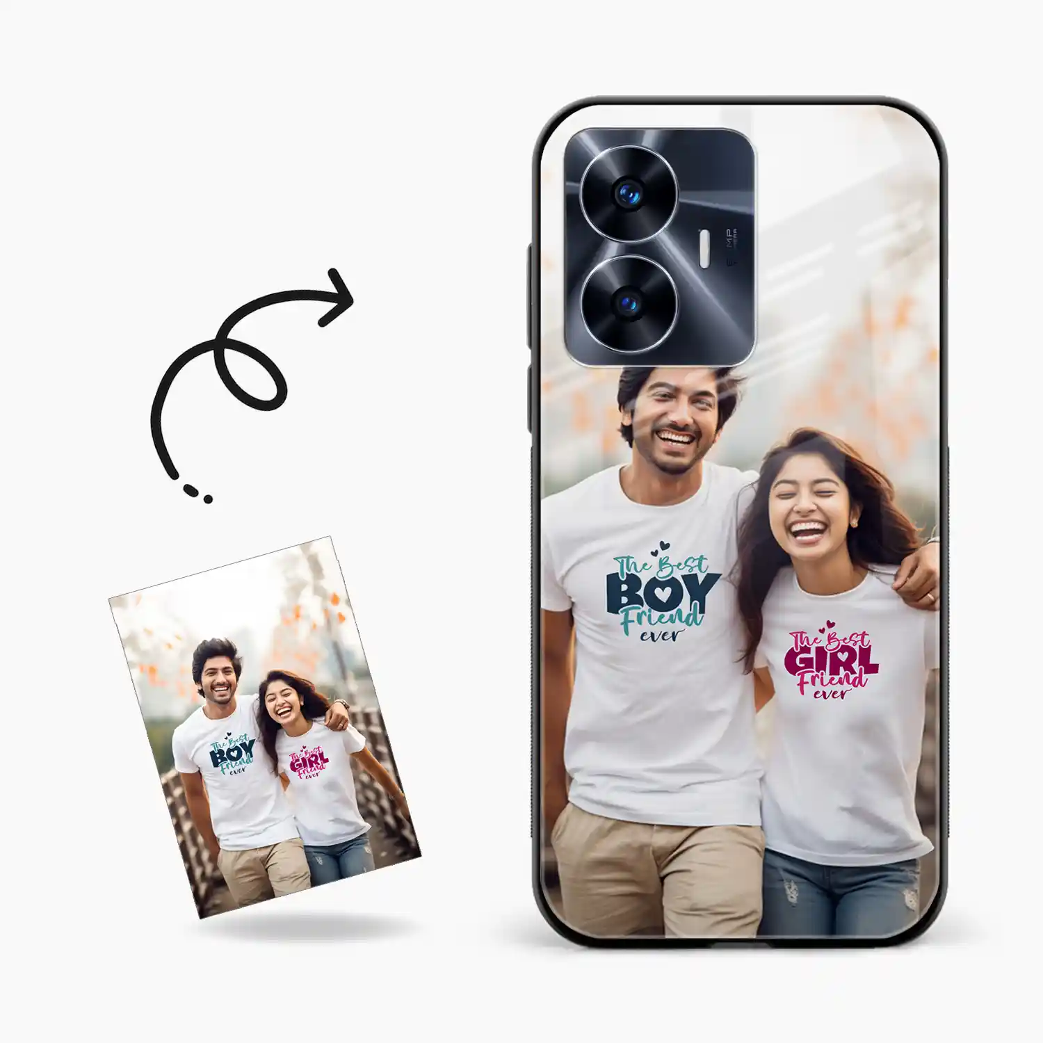 Customised Photo Printed Realme C55 Back Cover