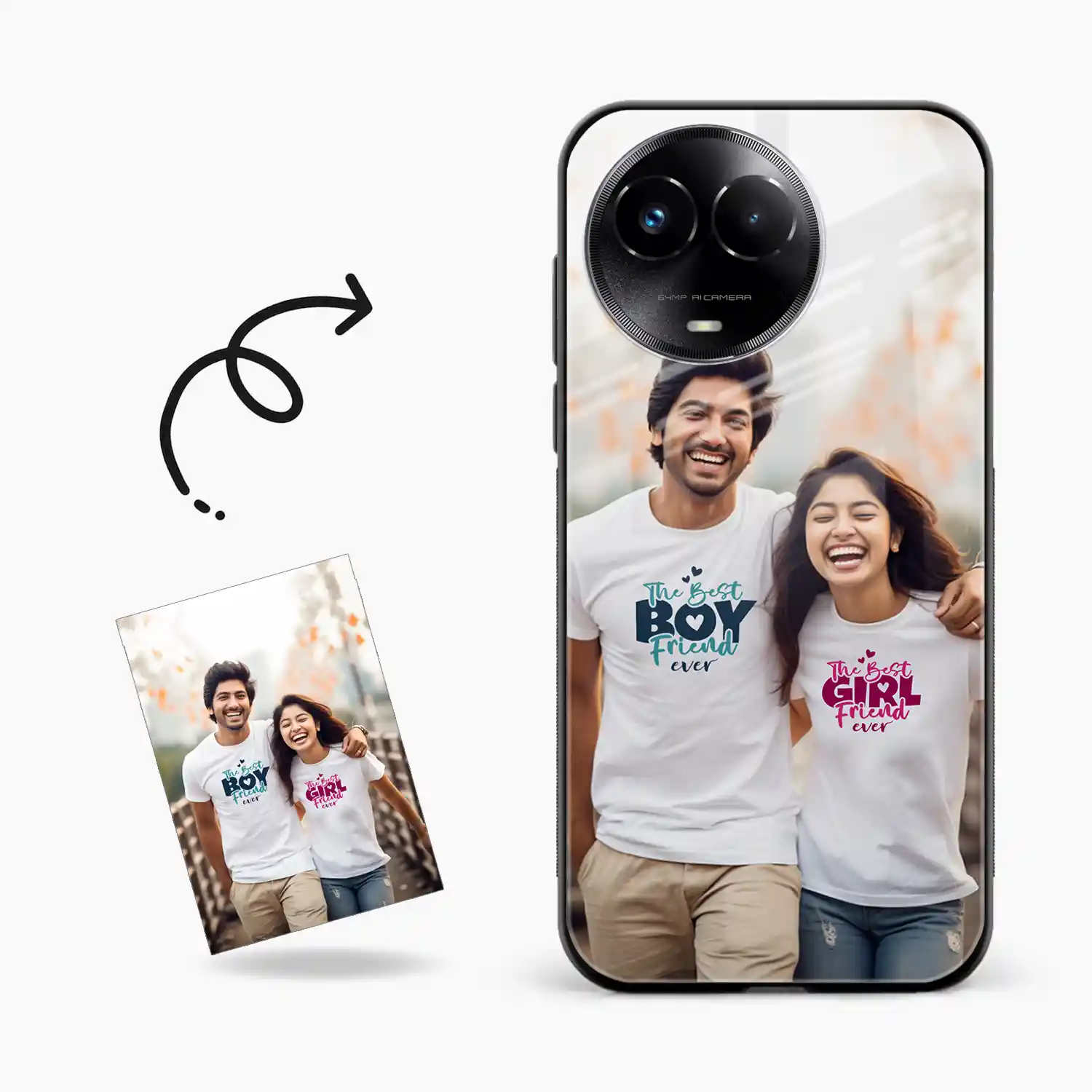 Customised Photo Printed Realme C67 5g Back Cover