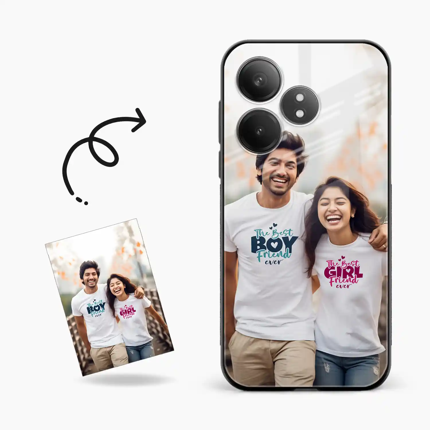 Customised Photo Printed Realme GT 6T 5g Back Cover