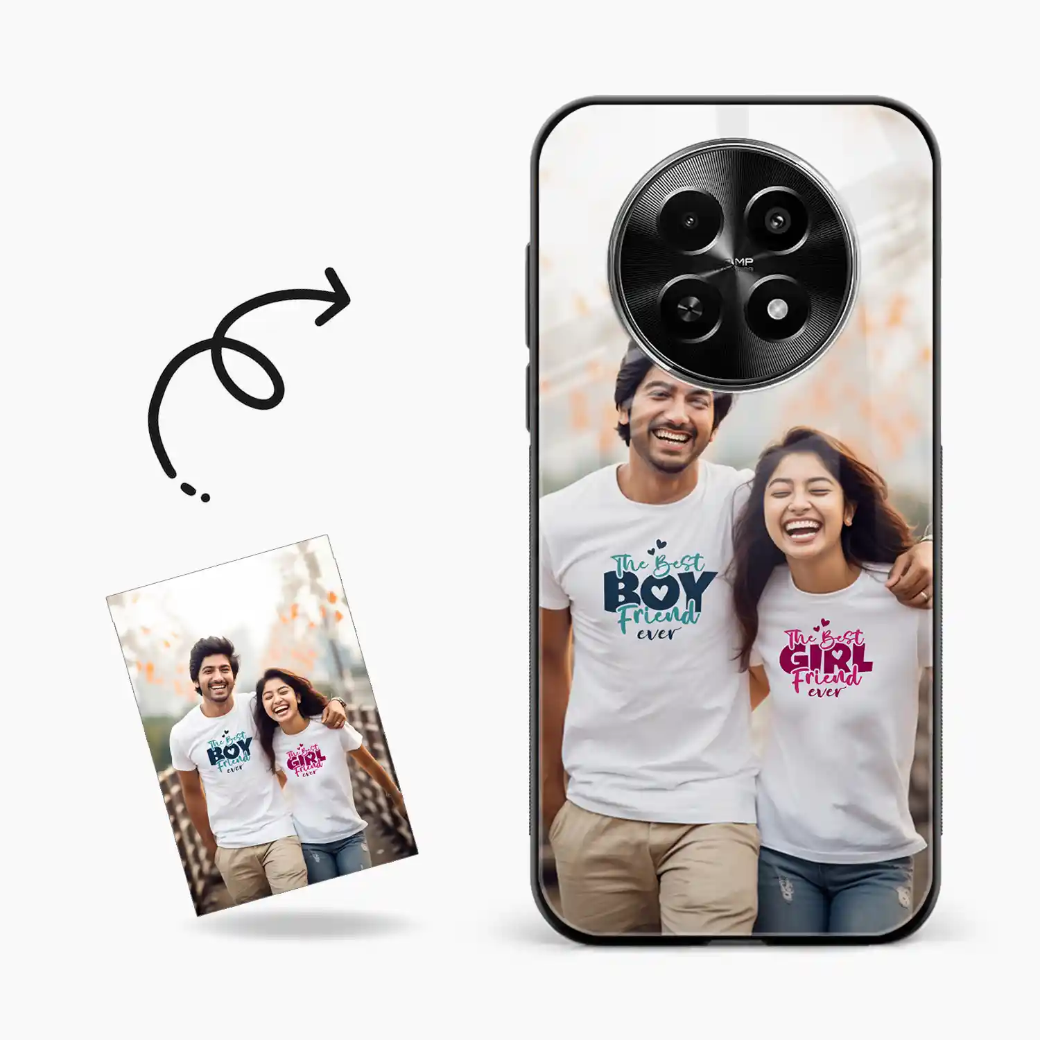 Customised Photo Printed Realme Narzo 70X 5g Back Cover